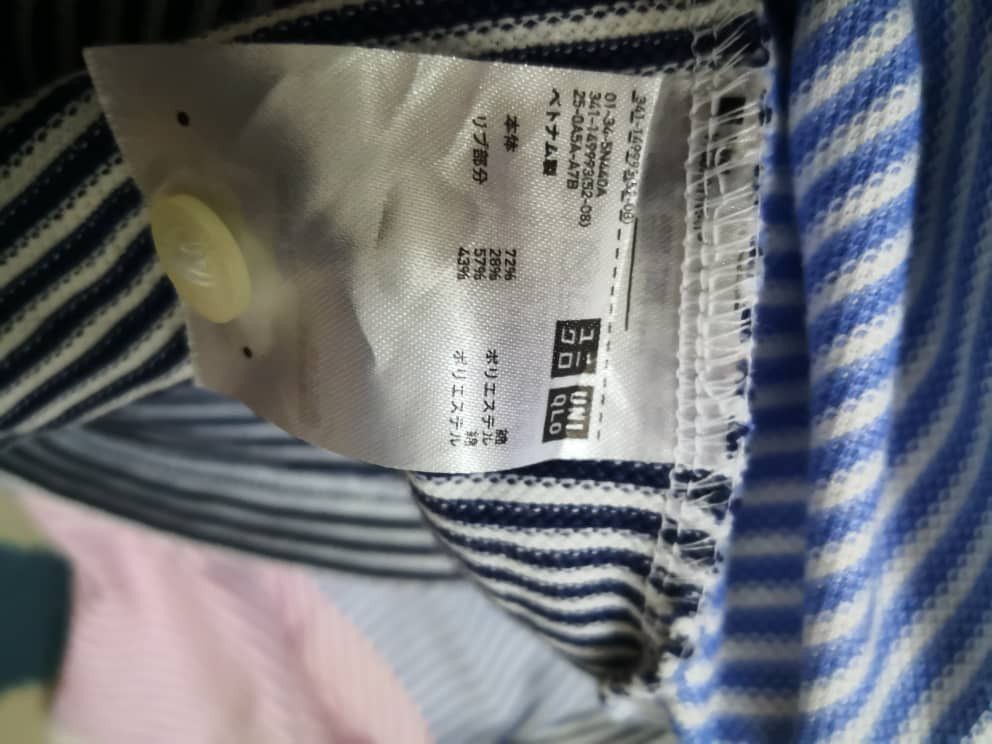 Japanese Brand Uniqlo polo stripe shirt Size US M / EU 48-50 / 2 - 3 Thumbnail