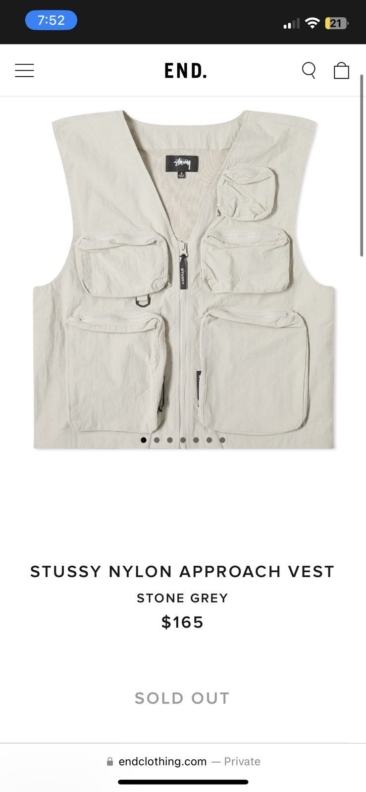 Stussy Stussy Nylon Approach Vest | Grailed