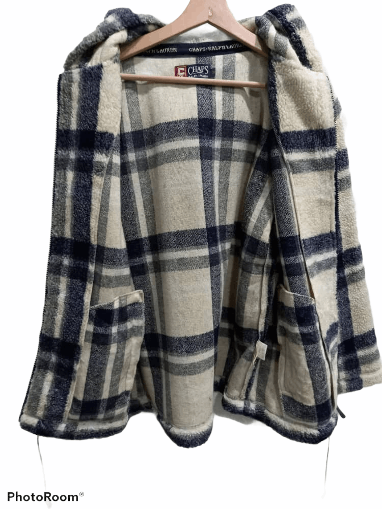Chaps Chaps Ralph Lauren Plaid Fleece Hoodie Size US M / EU 48-50 / 2 - 5 Thumbnail