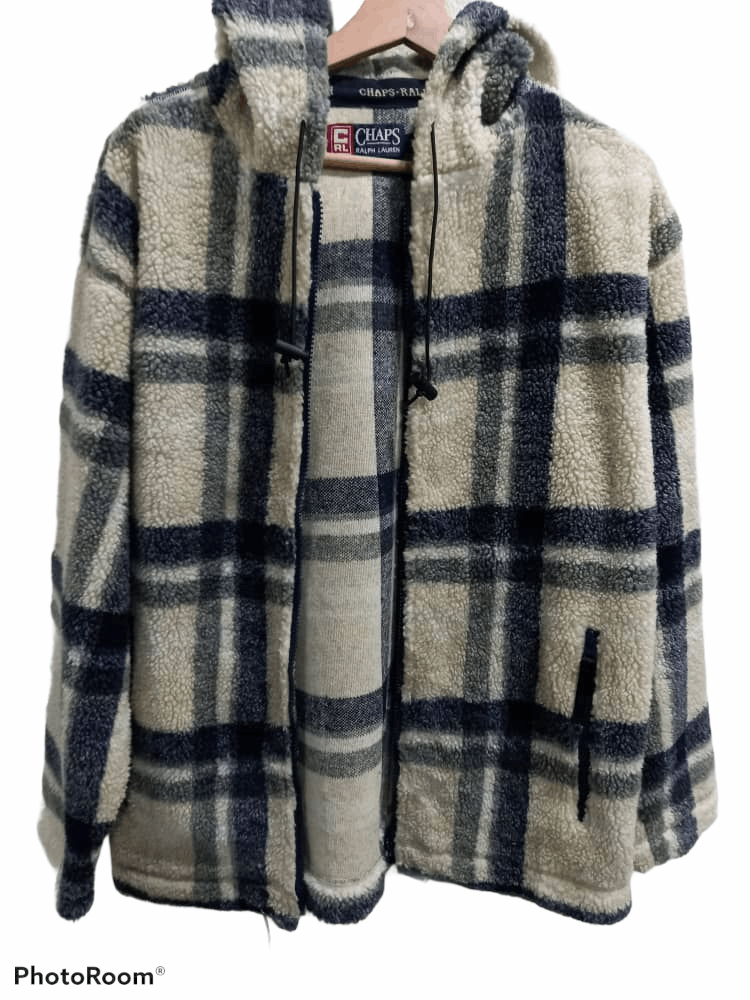 Chaps Chaps Ralph Lauren Plaid Fleece Hoodie Size US M / EU 48-50 / 2 - 4 Thumbnail