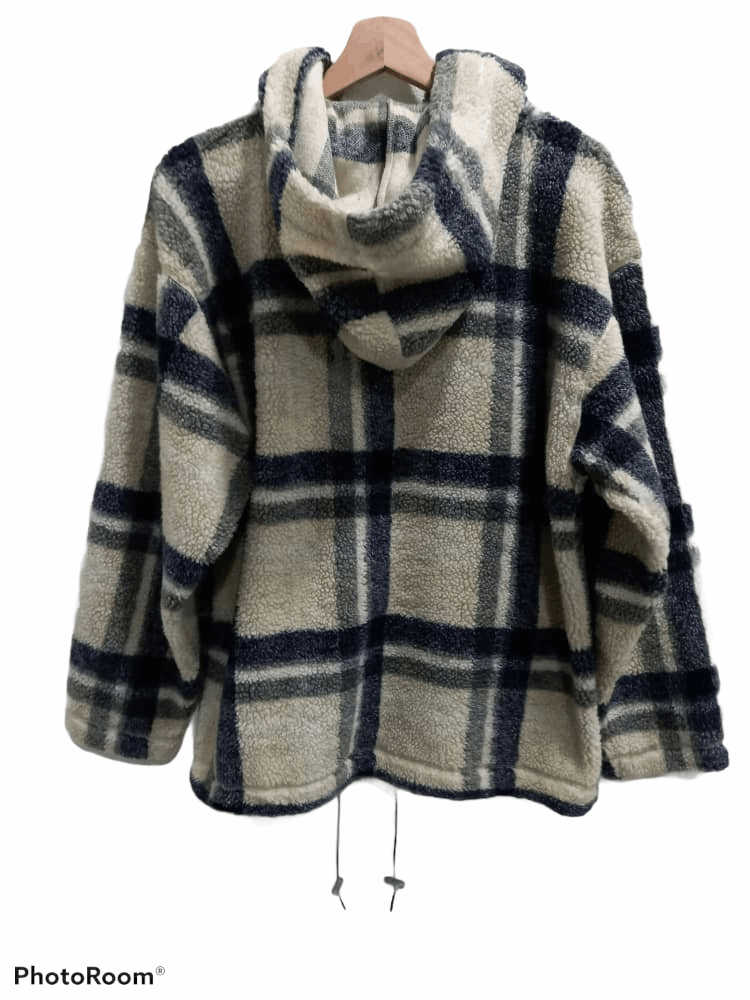 Chaps Chaps Ralph Lauren Plaid Fleece Hoodie Size US M / EU 48-50 / 2 - 3 Thumbnail