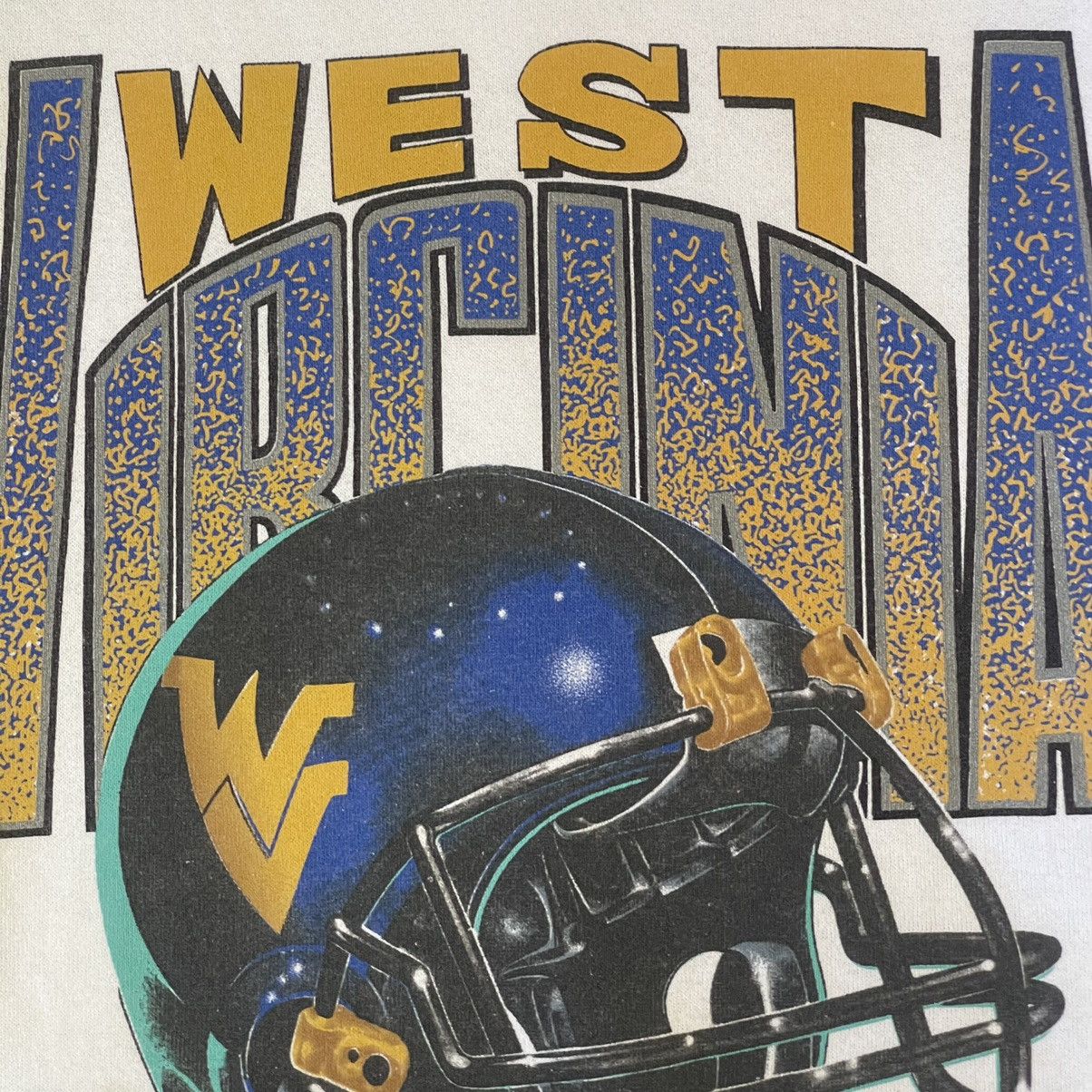 NFL Vintage West Virginia Big Logo Printed Sweatshirt Size XL Size US XL / EU 56 / 4 - 6 Thumbnail