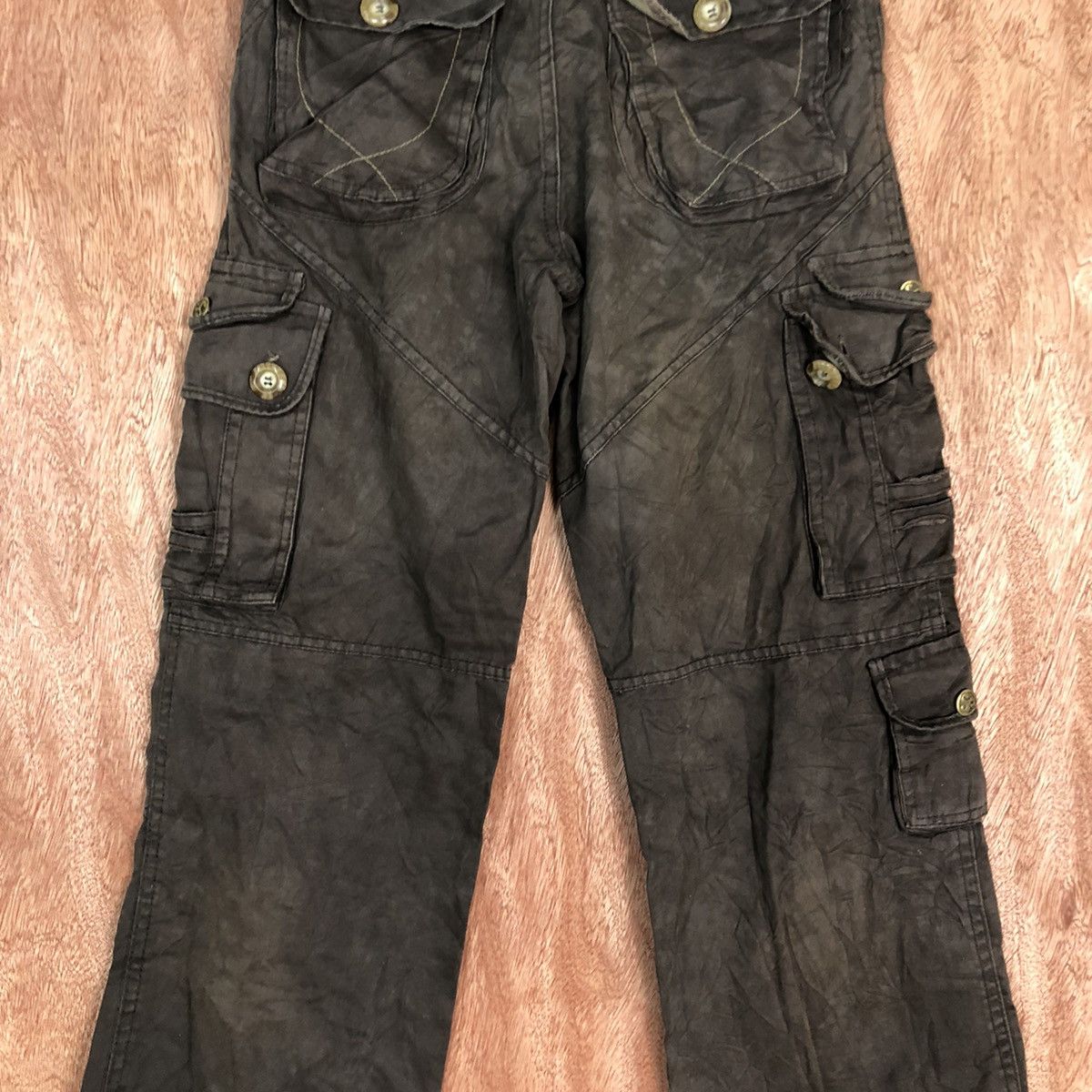 Faded Glory DLL Zhule Sport Brown Multipocket Cargo Pants #c667 Size US 28 / EU 44 - 12 Thumbnail