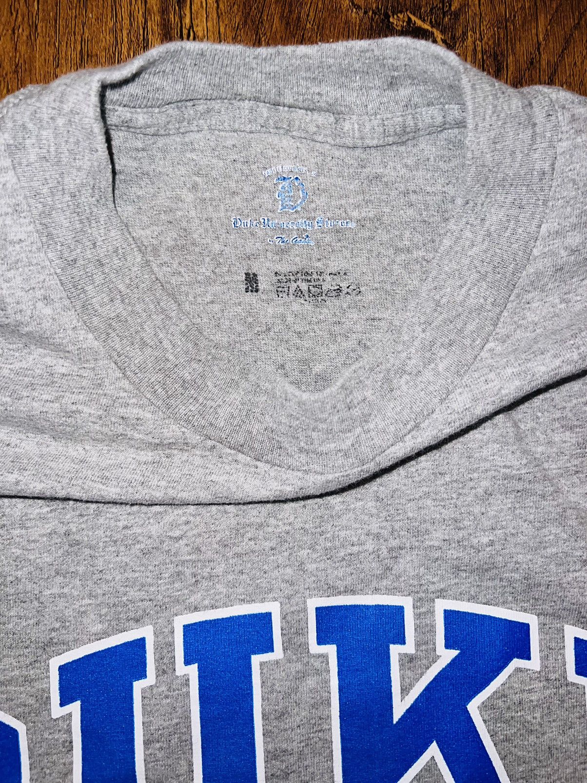 NCAA Vintage DUKE BLUE DEVILS Baseball T-shirt Size US M / EU 48-50 / 2 - 5 Thumbnail