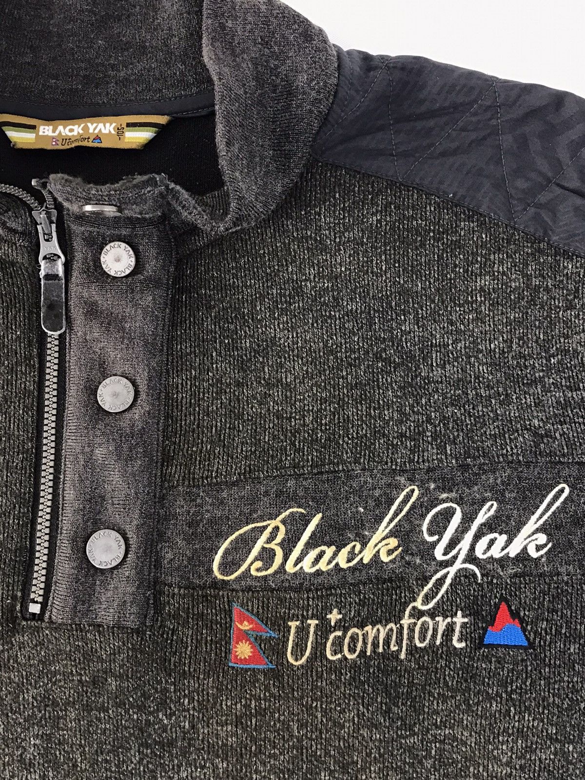 BLACKYAK Sweatshirt Black Yak Faded Colour Comfort Hiking Sportwear Size US M / EU 48-50 / 2 - 6 Thumbnail