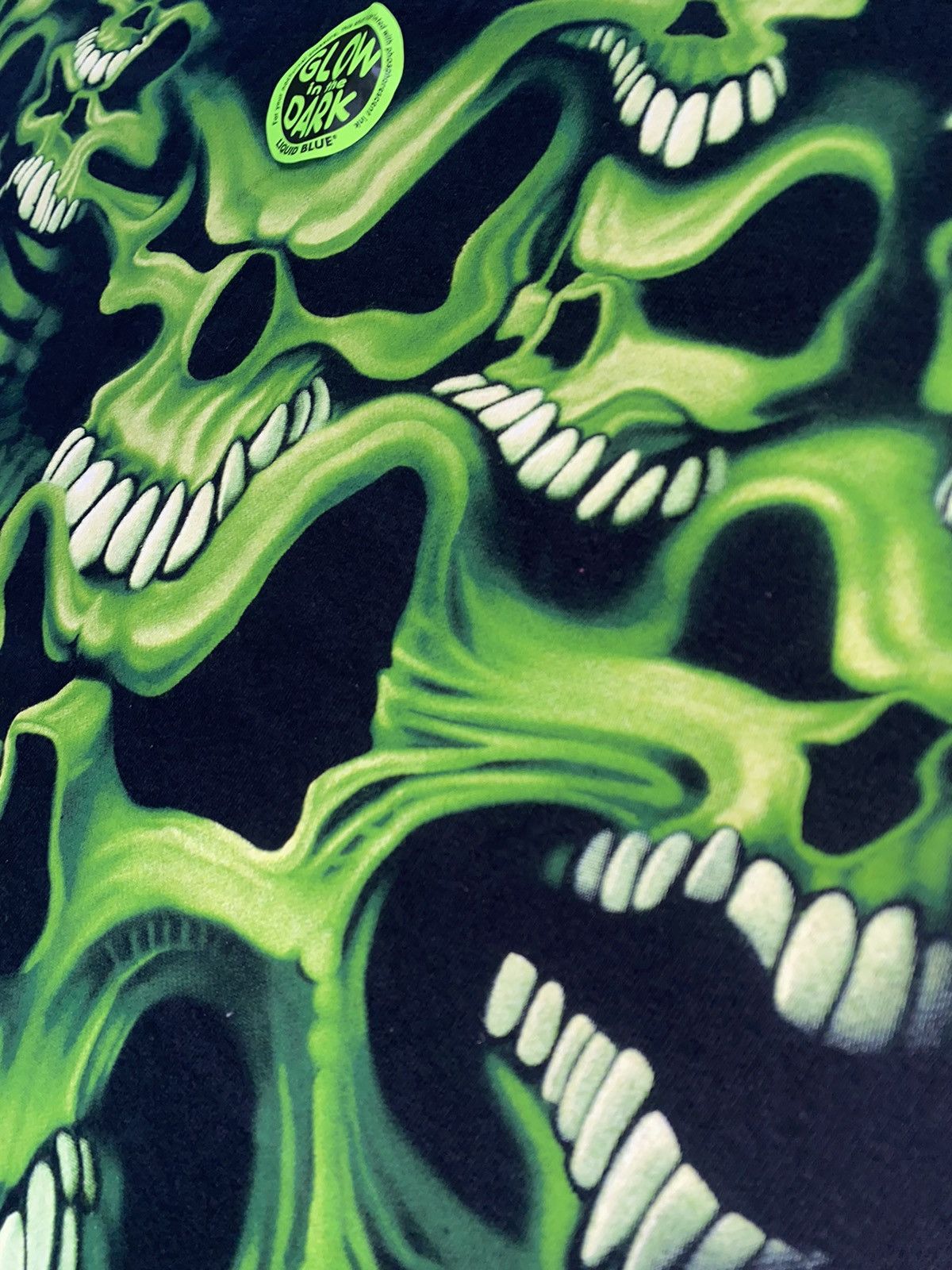 Liquid Blue × Supreme 90s Skull Pile Glow In Dark Carhartt Size US XL / EU 56 / 4 - 4 Thumbnail