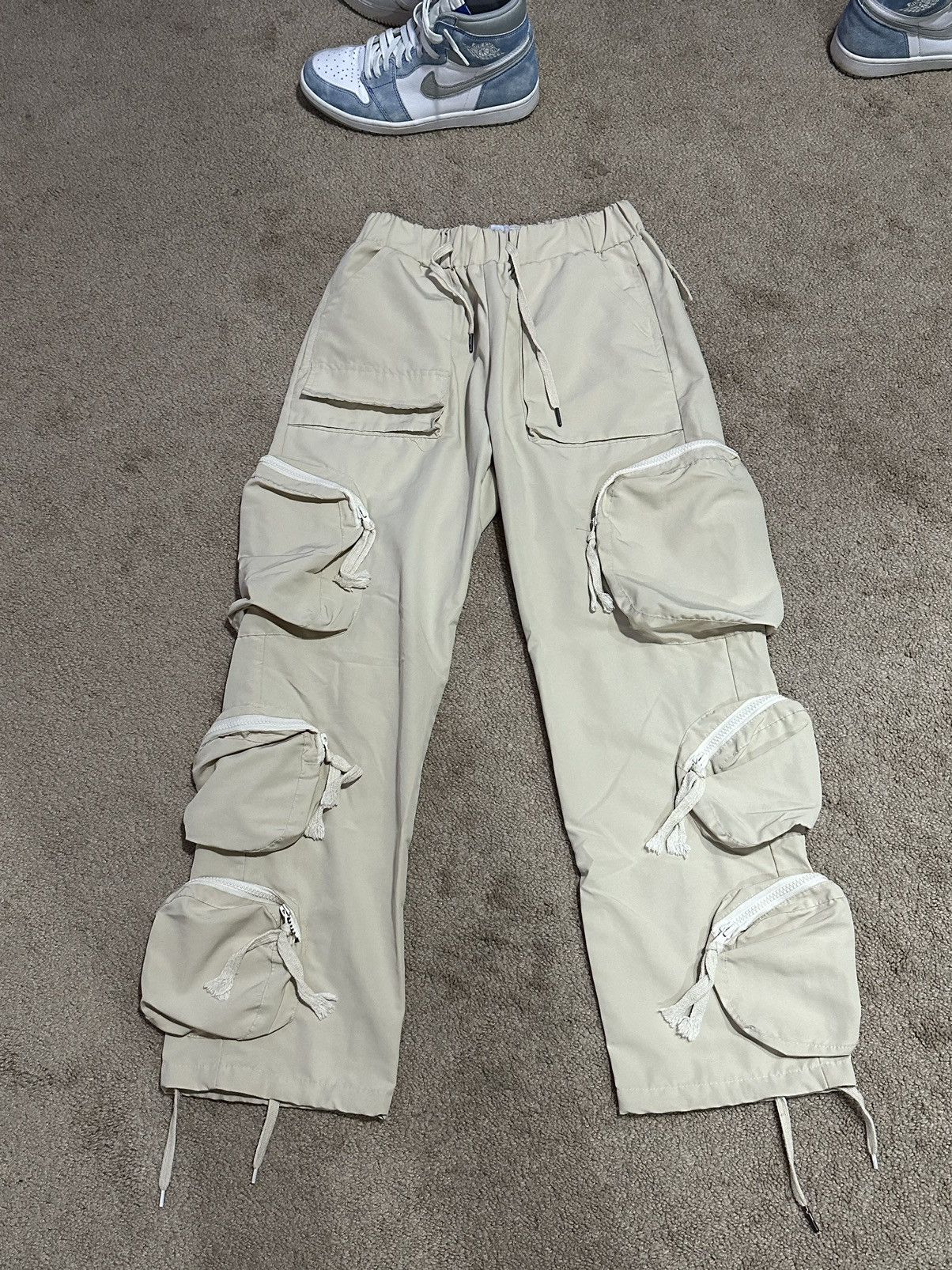 whoisjacov six pocket cargo pants tan - ワークパンツ/カーゴパンツ