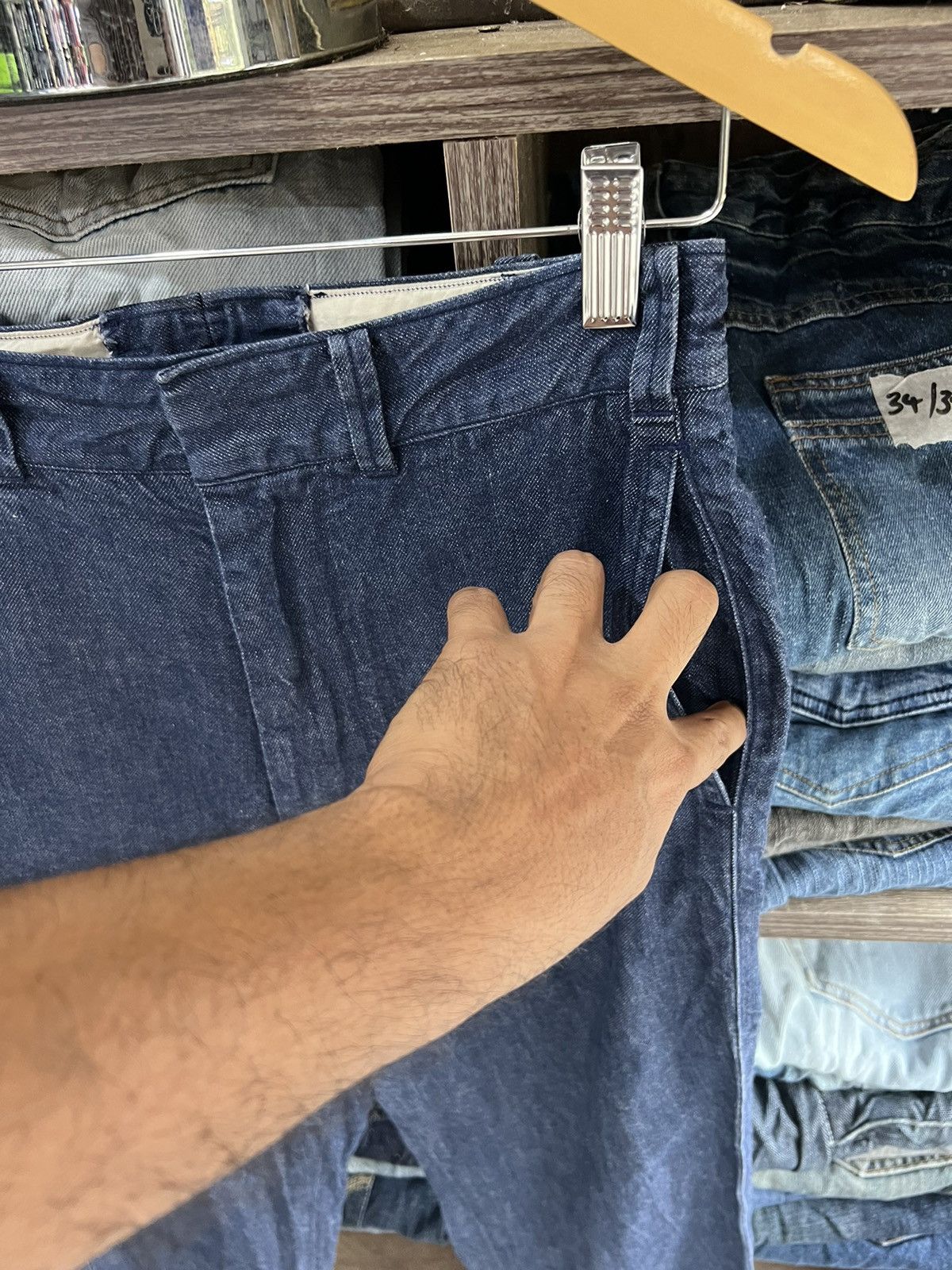 45rpm 🔥45rpm Denim Trousers Size US 27 - 4 Thumbnail