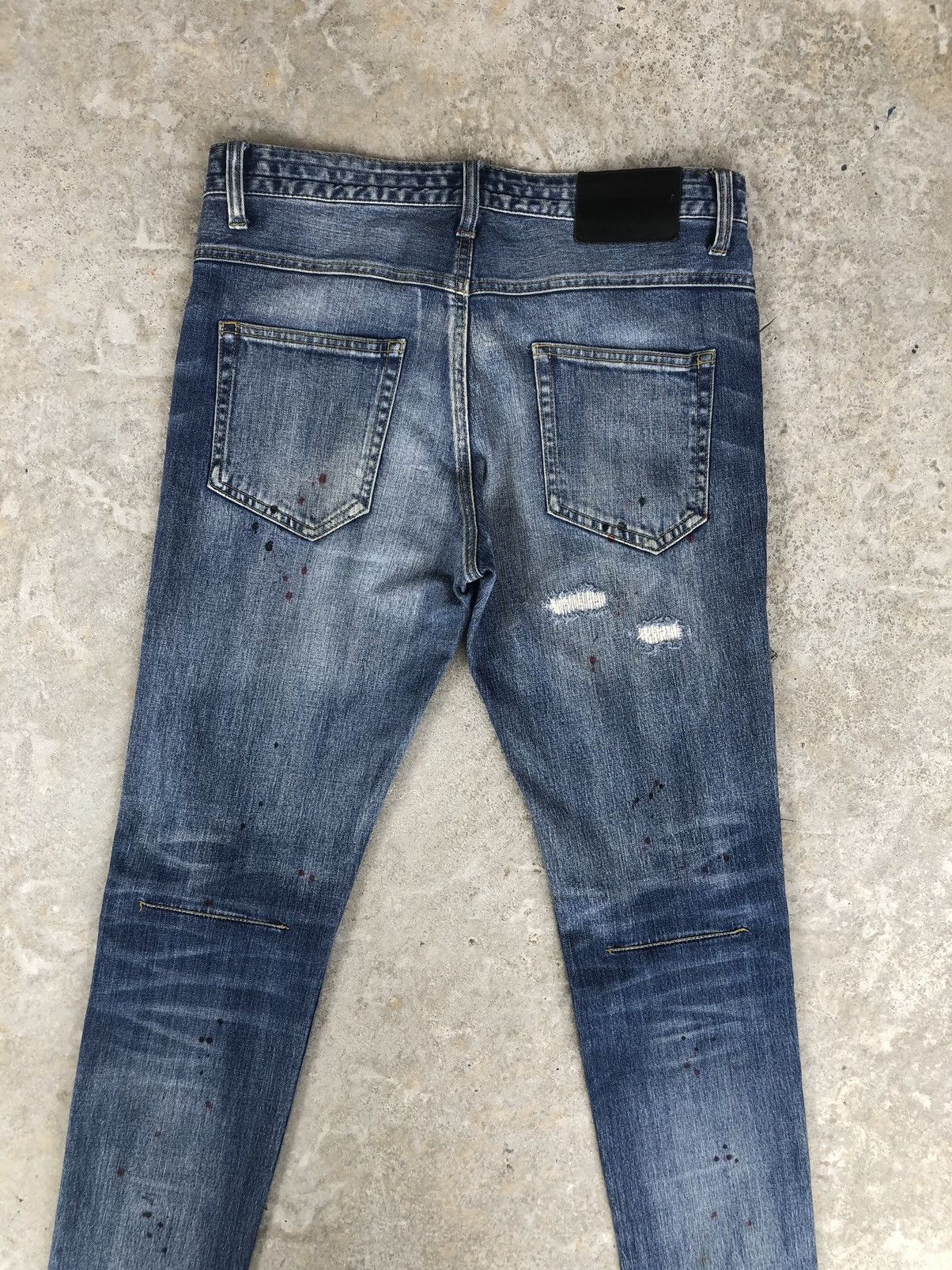 Loveless × Number (N)ine Number (N)ine x Loveless Guild Prime Distressed Jeans Size US 30 / EU 46 - 8 Thumbnail