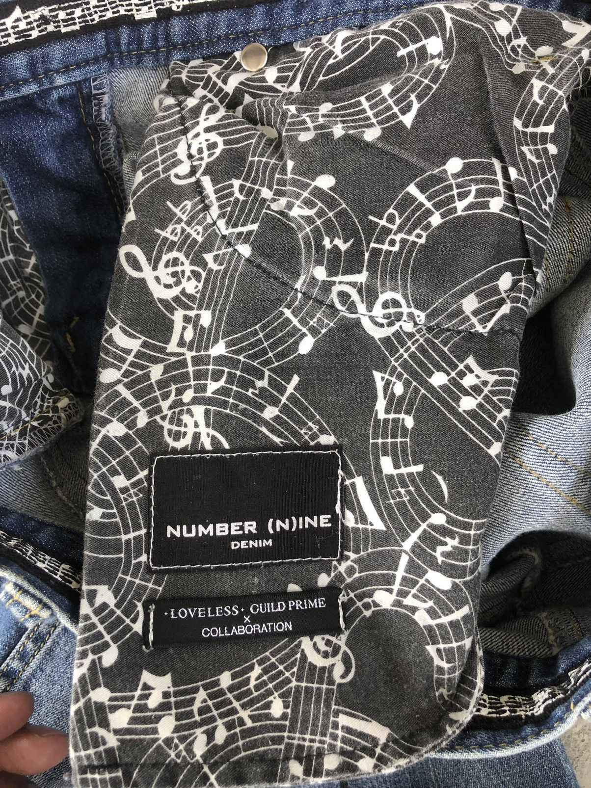 Loveless × Number (N)ine Number (N)ine x Loveless Guild Prime Distressed Jeans Size US 30 / EU 46 - 20 Thumbnail