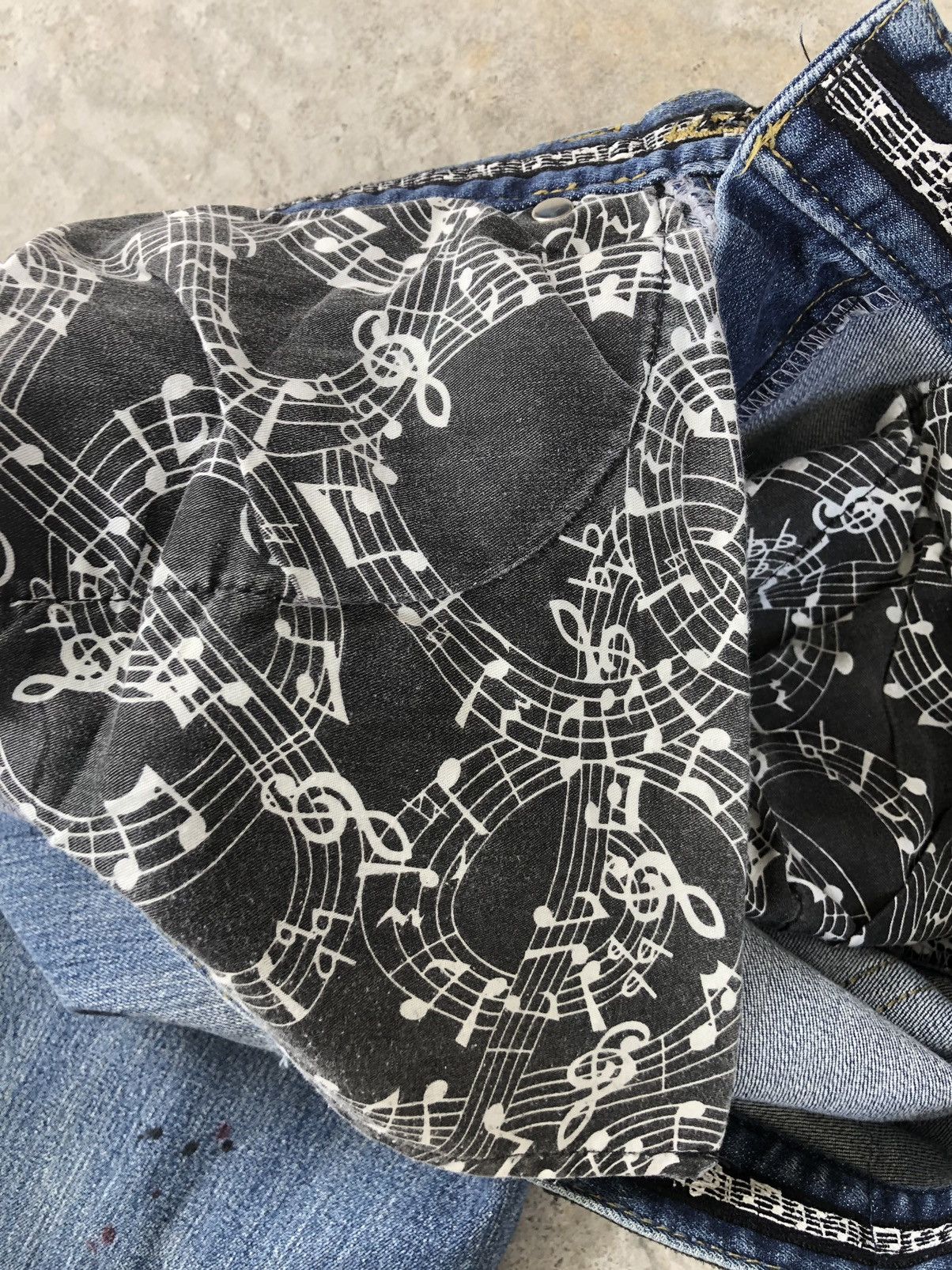 Loveless × Number (N)ine Number (N)ine x Loveless Guild Prime Distressed Jeans Size US 30 / EU 46 - 19 Thumbnail
