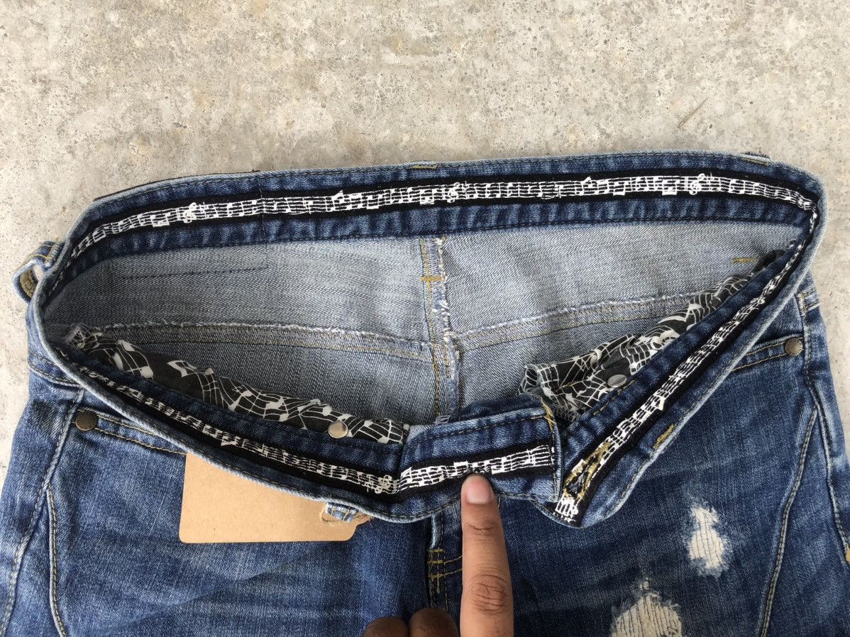 Loveless × Number (N)ine Number (N)ine x Loveless Guild Prime Distressed Jeans Size US 30 / EU 46 - 18 Thumbnail