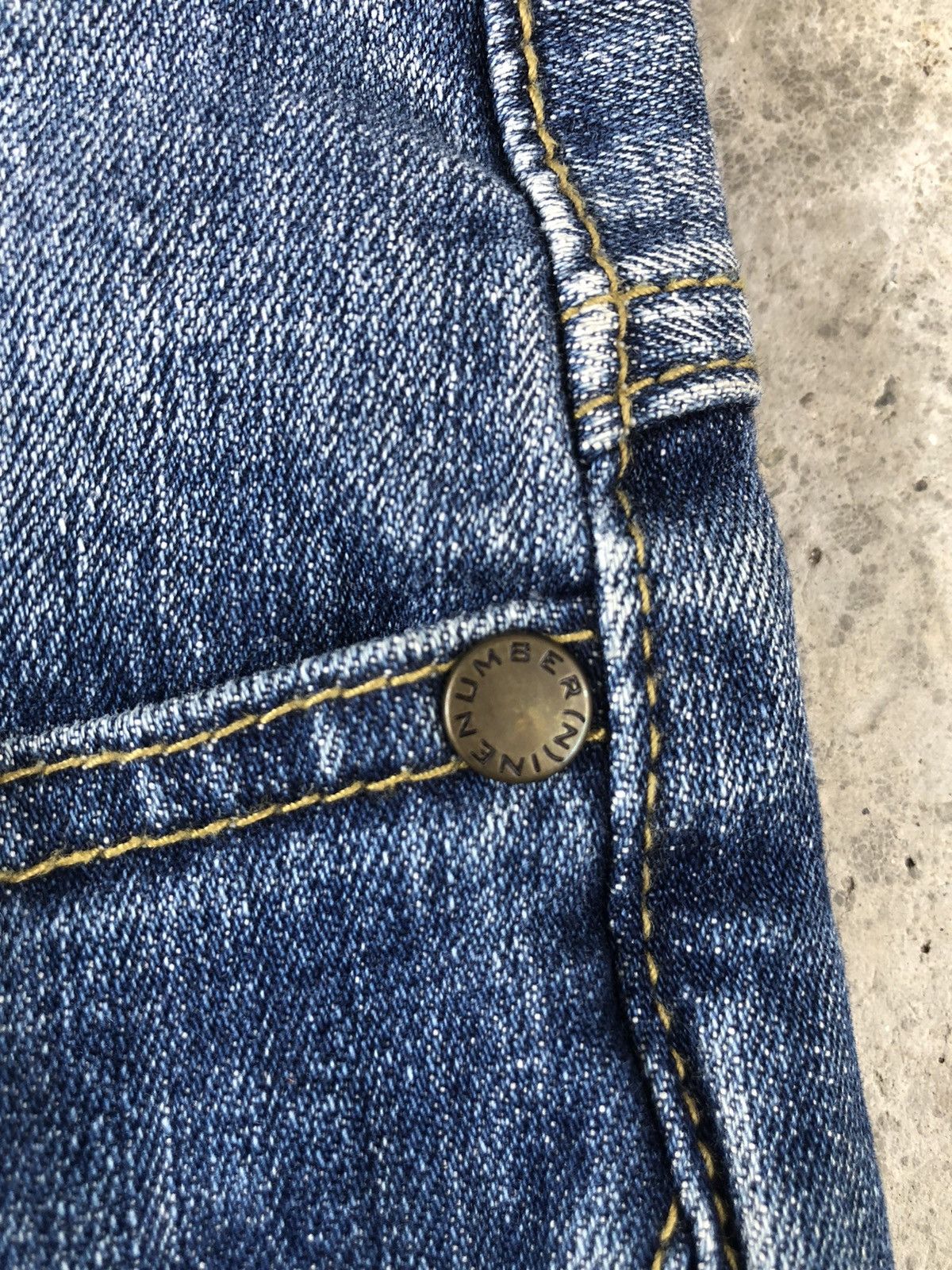 Loveless × Number (N)ine Number (N)ine x Loveless Guild Prime Distressed Jeans Size US 30 / EU 46 - 16 Thumbnail