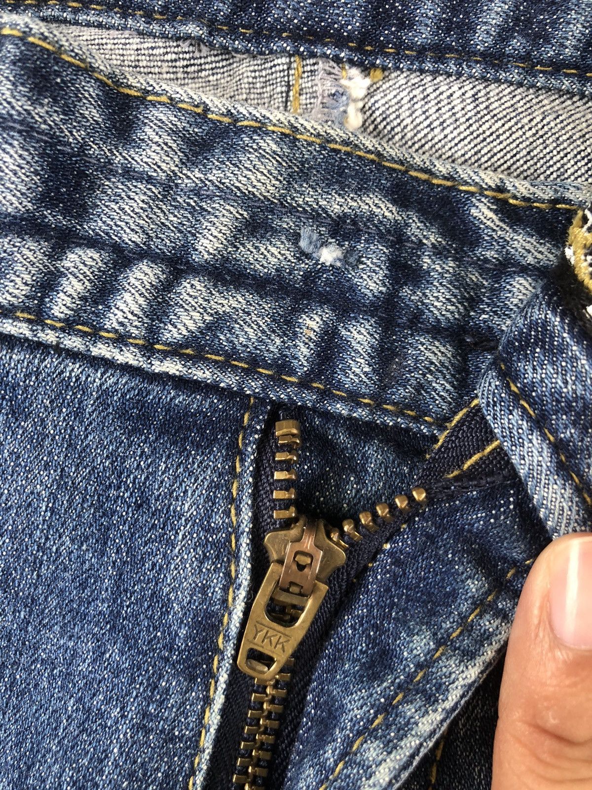 Loveless × Number (N)ine Number (N)ine x Loveless Guild Prime Distressed Jeans Size US 30 / EU 46 - 15 Thumbnail