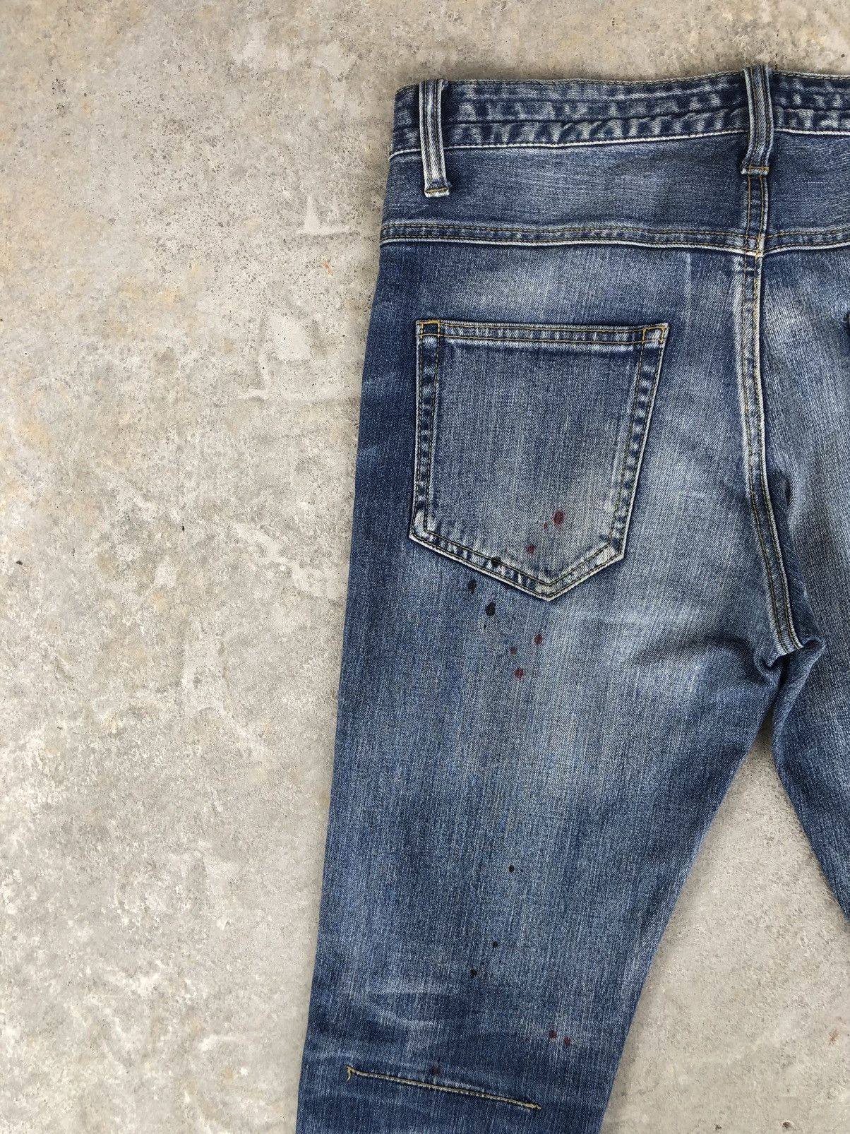 Loveless × Number (N)ine Number (N)ine x Loveless Guild Prime Distressed Jeans Size US 30 / EU 46 - 9 Thumbnail