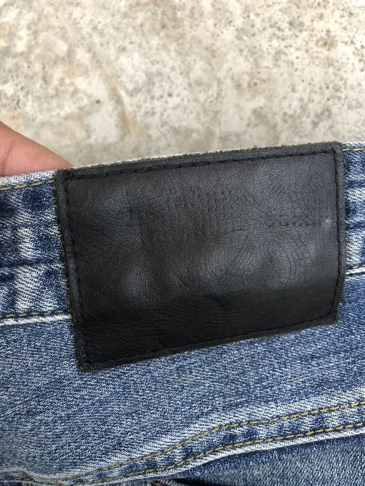 Loveless × Number (N)ine Number (N)ine x Loveless Guild Prime Distressed Jeans Size US 30 / EU 46 - 17 Thumbnail
