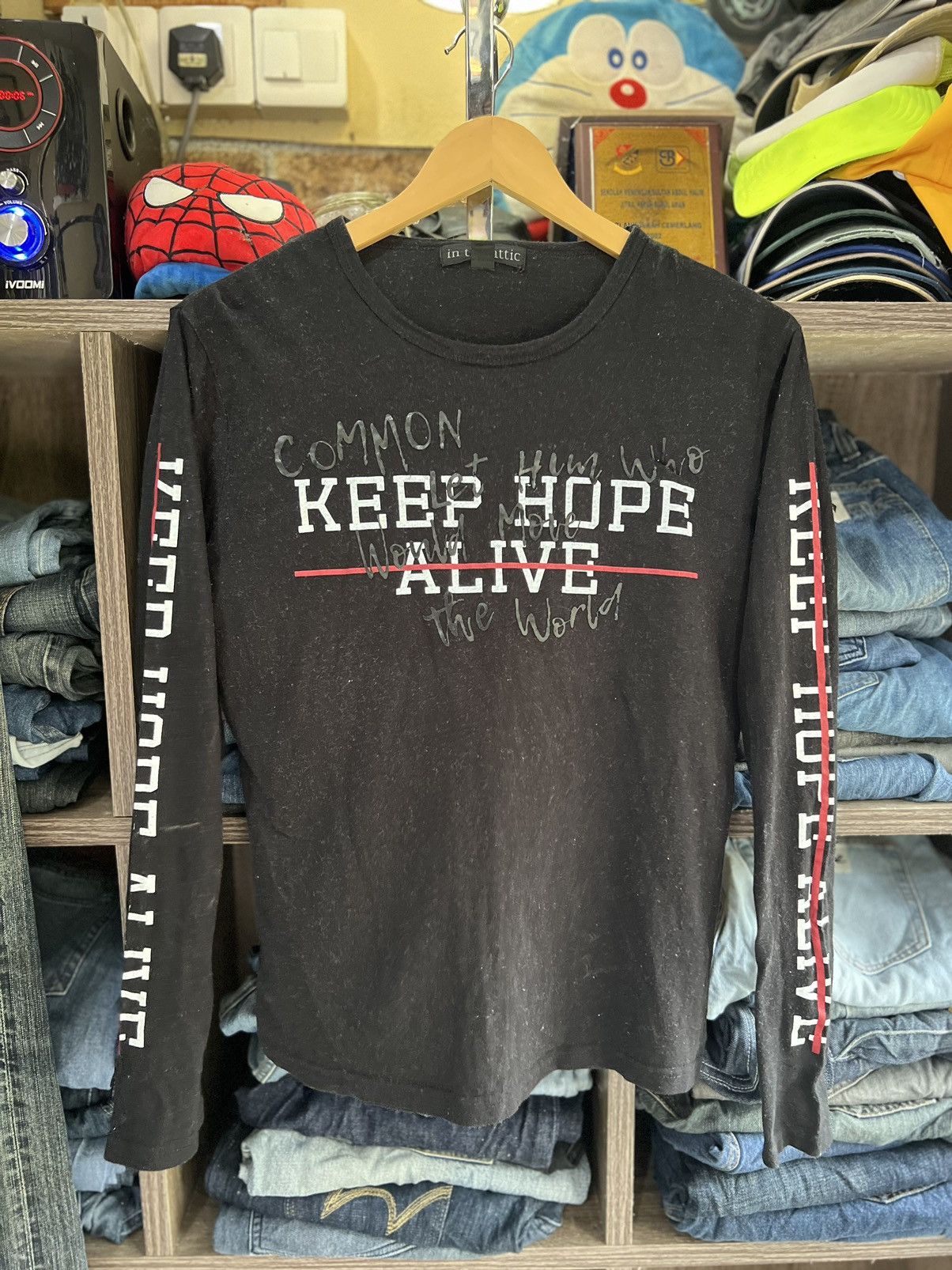 In The Attic 🔥In The Attic Keep Hope Alive Long Sleeves Size US S / EU 44-46 / 1 - 1 Thumbnail