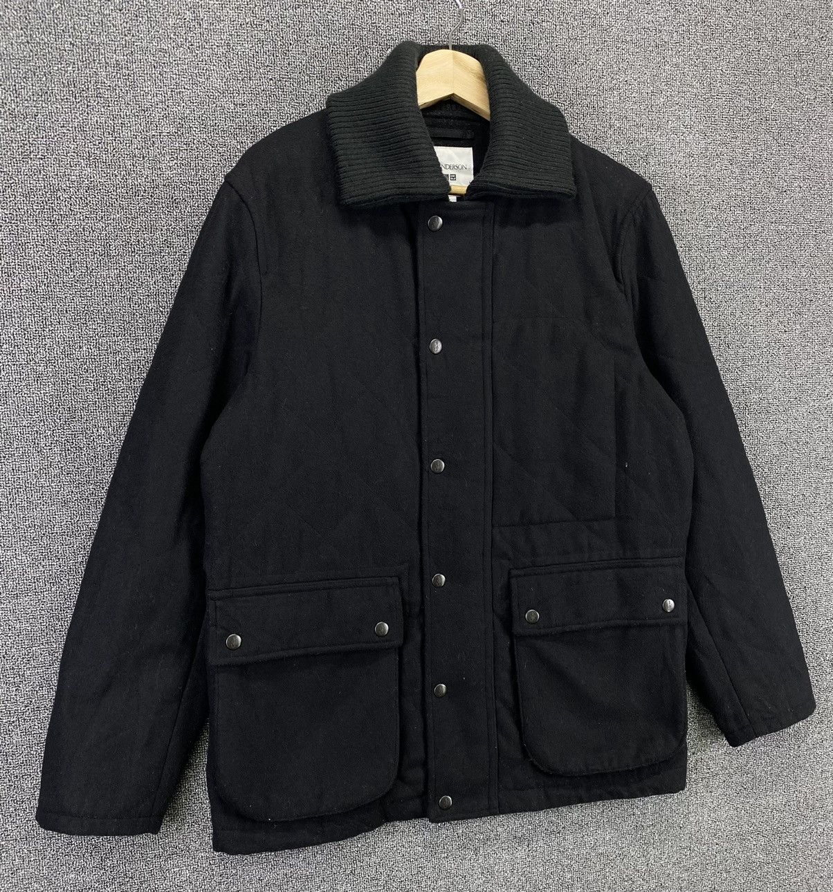 JW Anderson × Uniqlo J. W. Anderson x Uniqlo Double Pocket Quilted Wool Jacket Size US L / EU 52-54 / 3 - 2 Thumbnail