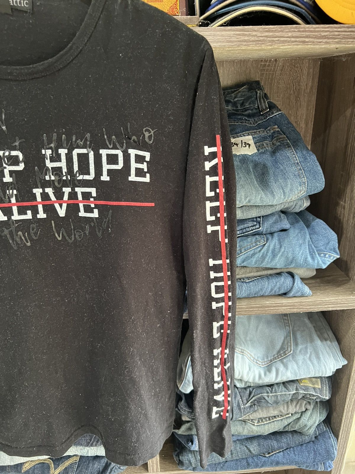 In The Attic 🔥In The Attic Keep Hope Alive Long Sleeves Size US S / EU 44-46 / 1 - 5 Thumbnail