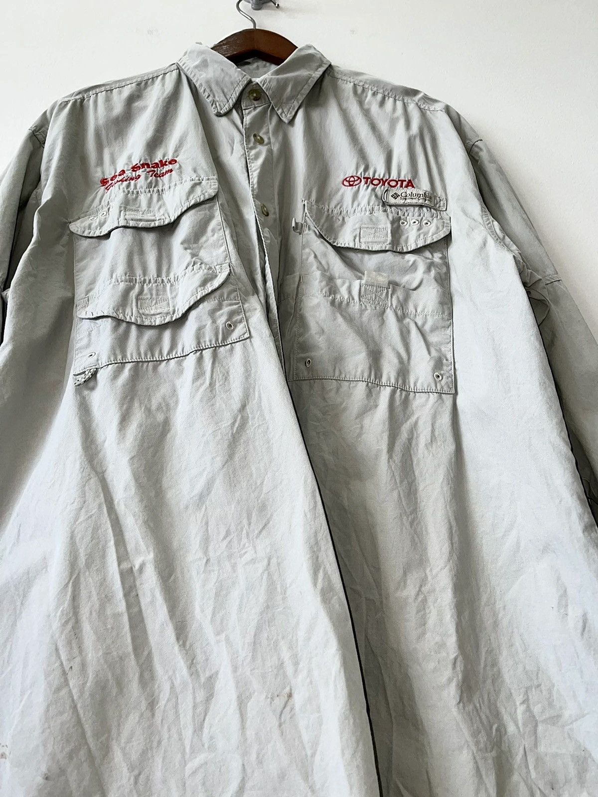 Columbia × Vintage VTG TOYOTA SEA SNAKE FISHING TEAM X COLUMBIA TUNDRA FORCE V8 Size US L / EU 52-54 / 3 - 10 Thumbnail