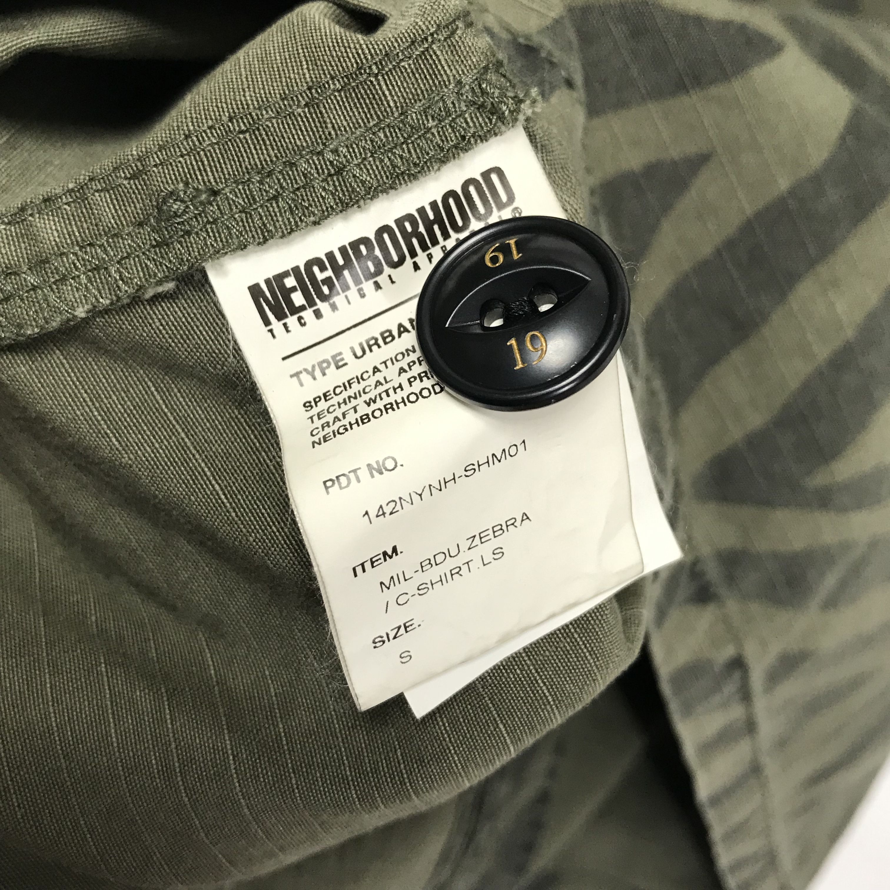 Neighborhood [S] DS! NEIGHBORHOOD 14AW MIL-BDU ZEBRA C-SHIRT JACKET Size US S / EU 44-46 / 1 - 12 Thumbnail