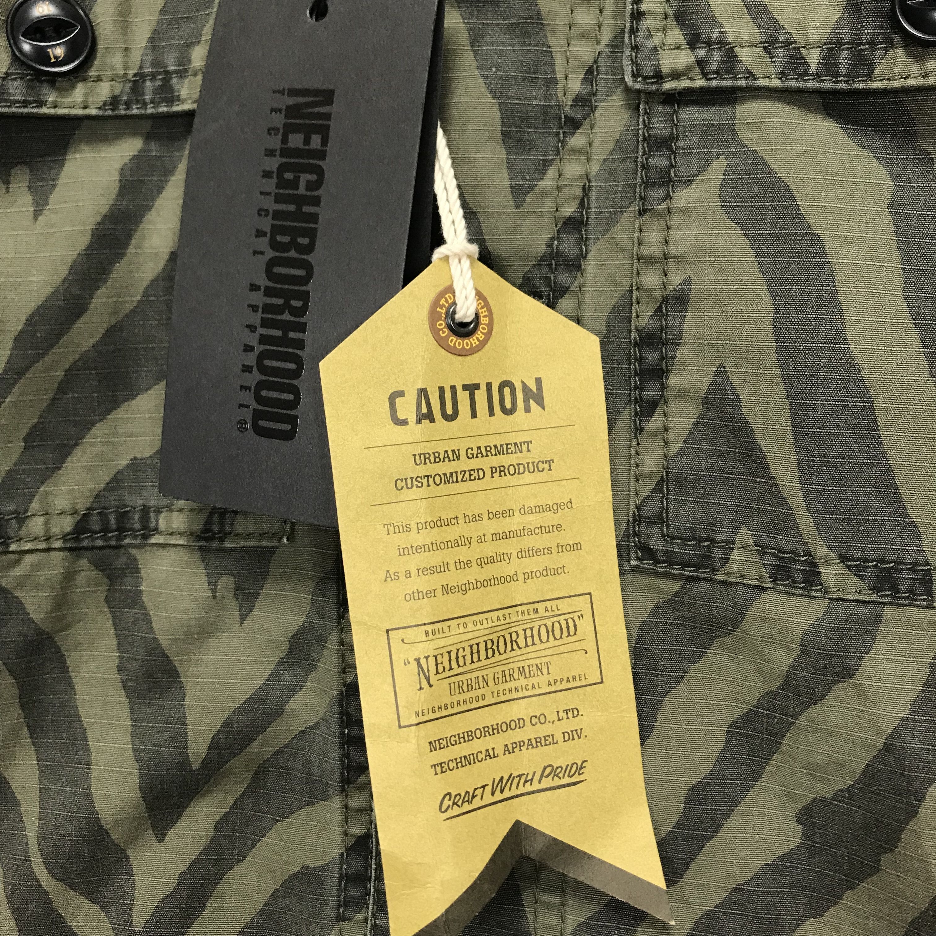 Neighborhood [S] DS! NEIGHBORHOOD 14AW MIL-BDU ZEBRA C-SHIRT JACKET Size US S / EU 44-46 / 1 - 6 Thumbnail
