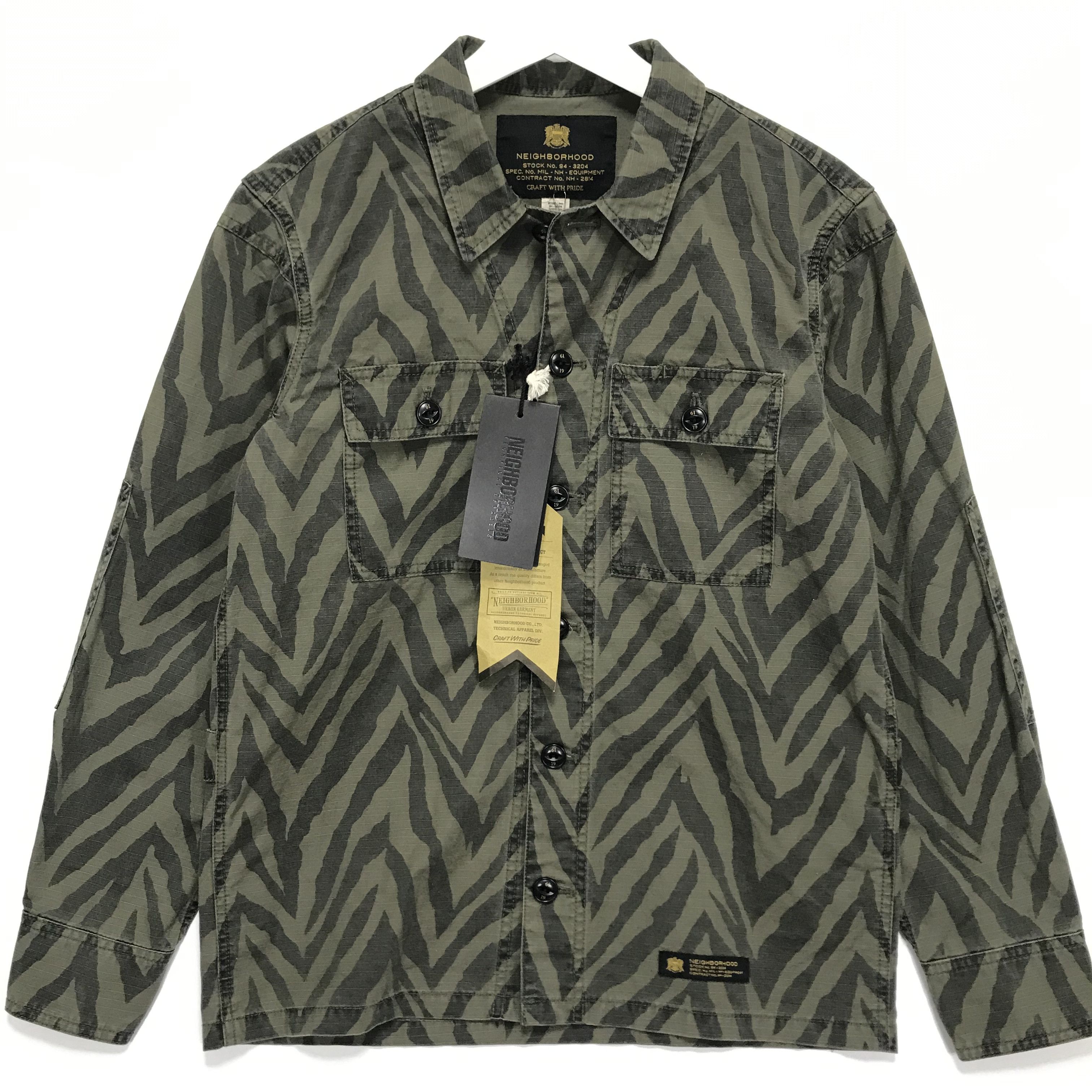 Neighborhood [S] DS! NEIGHBORHOOD 14AW MIL-BDU ZEBRA C-SHIRT JACKET Size US S / EU 44-46 / 1 - 5 Thumbnail