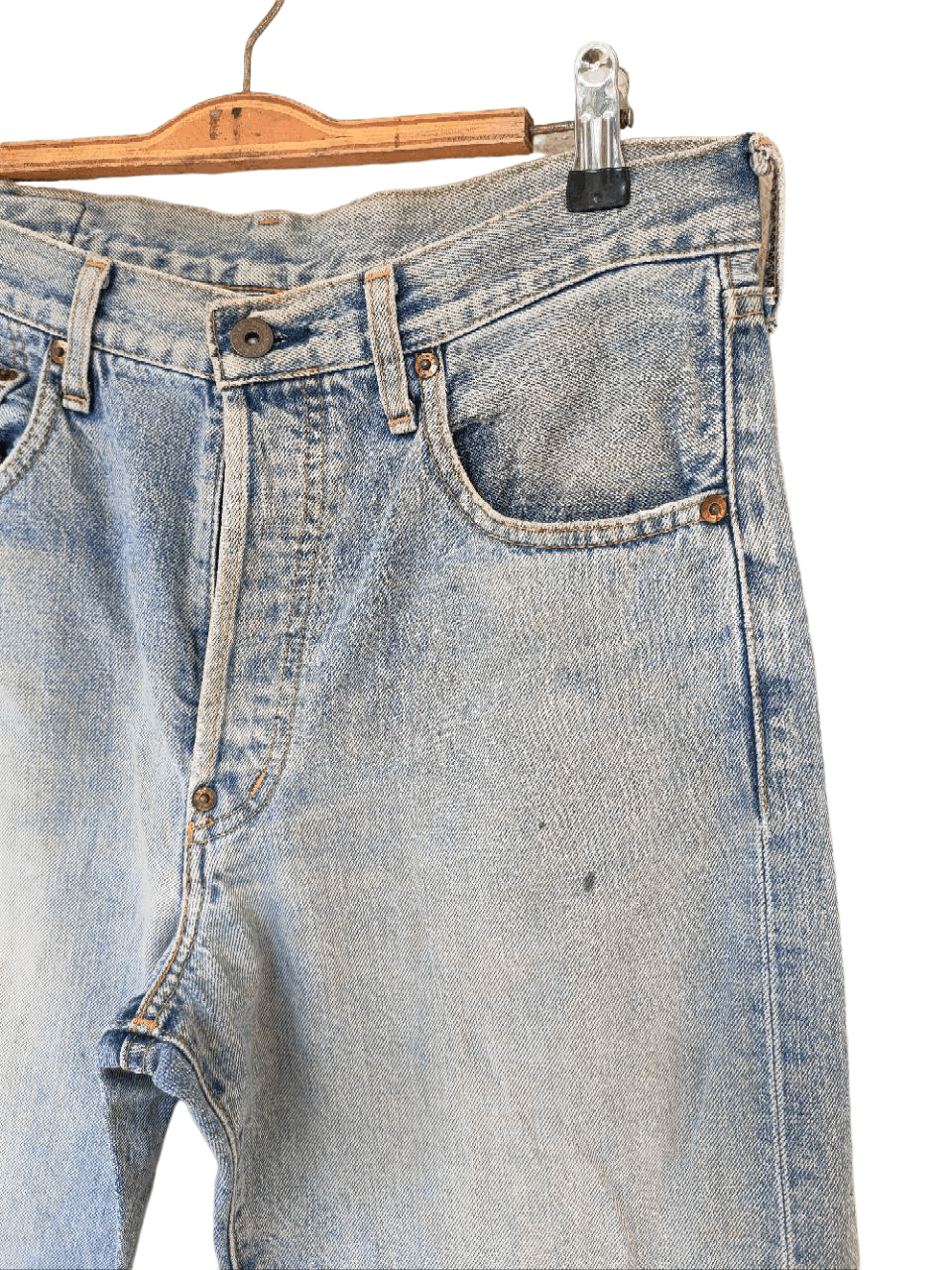 Levi's Big E Vintage Levis 702 Selvedge denim Size US 32 / EU 48 - 3 Thumbnail