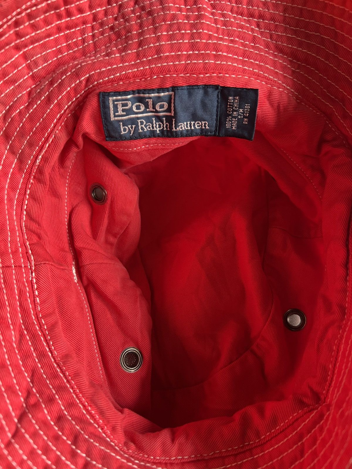 Vintage Vintage 90s Ralph Lauren Fishing Bucket Hat S/M Size ONE SIZE - 7 Thumbnail