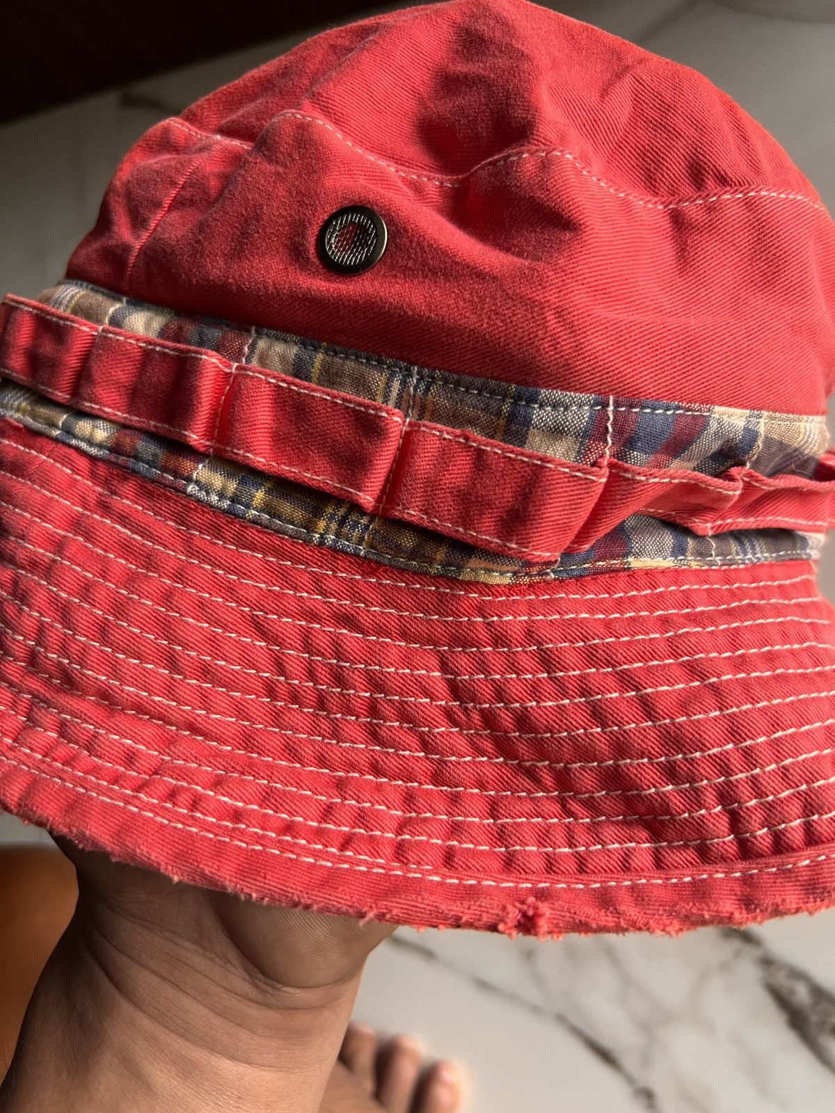 Vintage Vintage 90s Ralph Lauren Fishing Bucket Hat S/M Size ONE SIZE - 2 Thumbnail