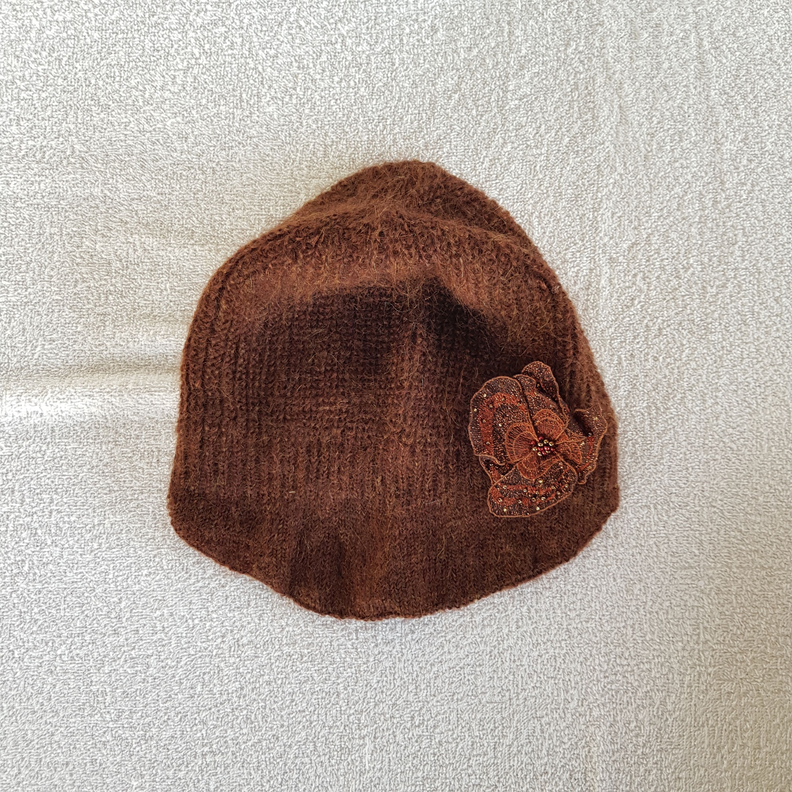 Anna Sui × Vintage Vintage Anna Sui Hats Snow Cap Faux Fur Knitted Beanie Size ONE SIZE - 6 Thumbnail