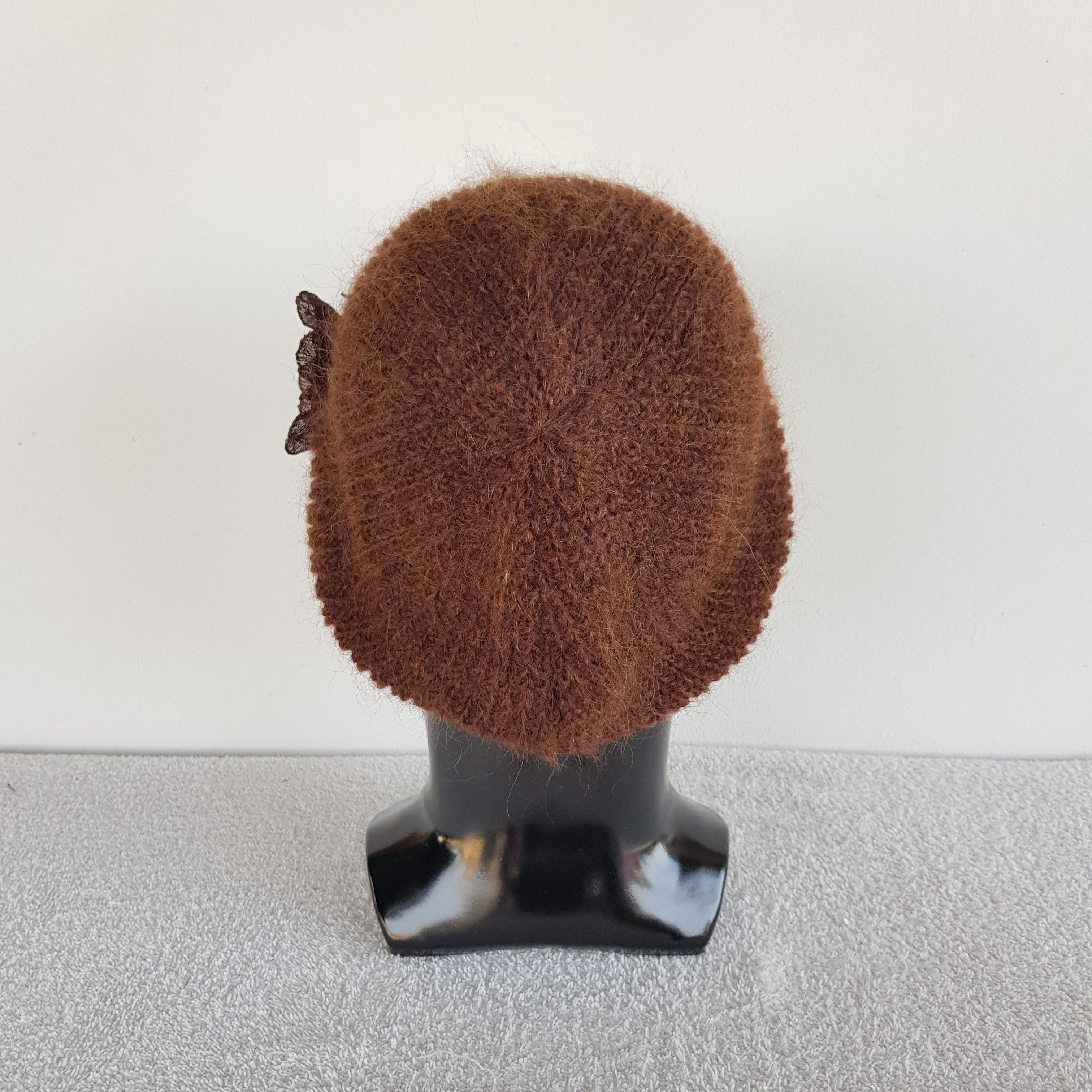Anna Sui × Vintage Vintage Anna Sui Hats Snow Cap Faux Fur Knitted Beanie Size ONE SIZE - 4 Thumbnail