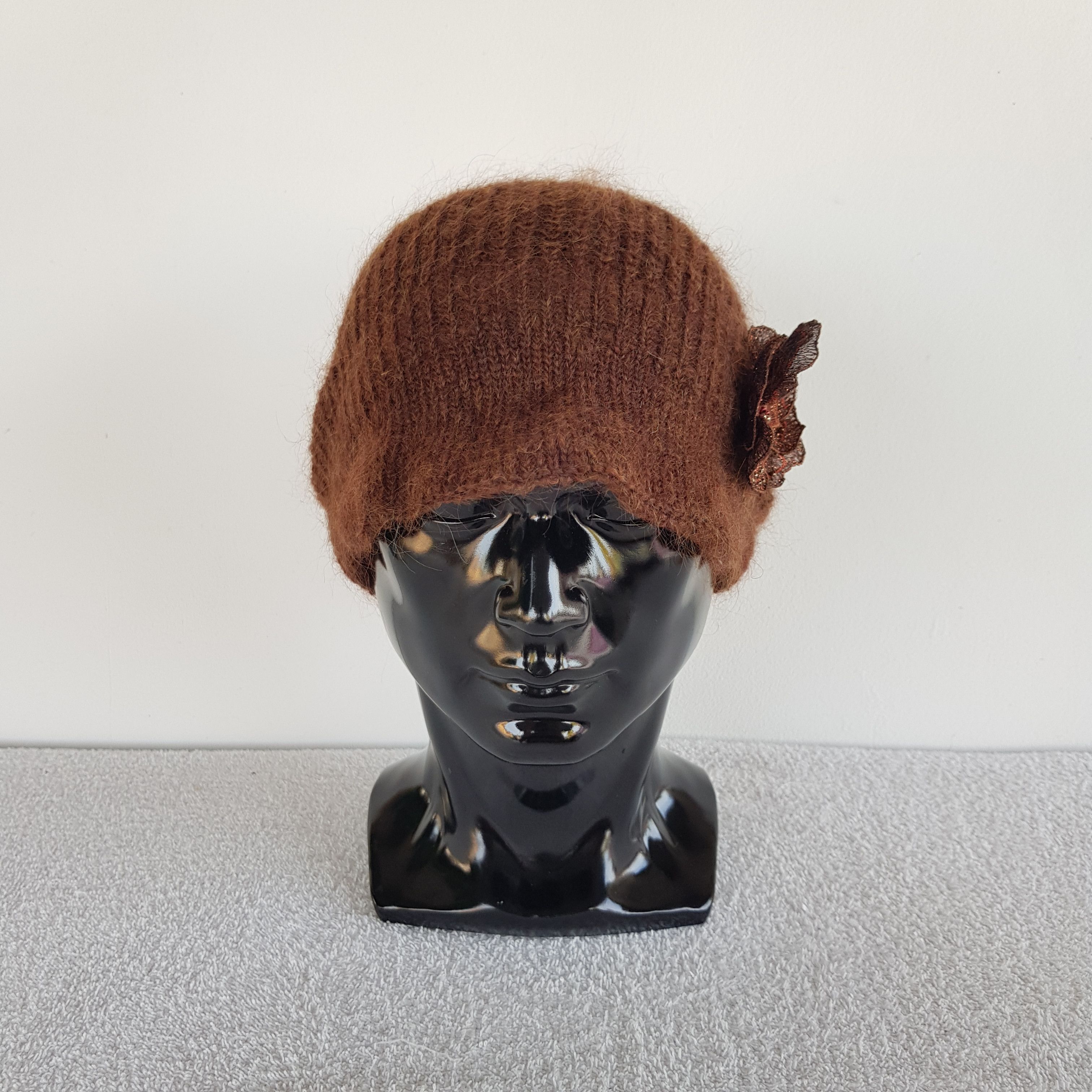 Anna Sui × Vintage Vintage Anna Sui Hats Snow Cap Faux Fur Knitted Beanie Size ONE SIZE - 2 Thumbnail