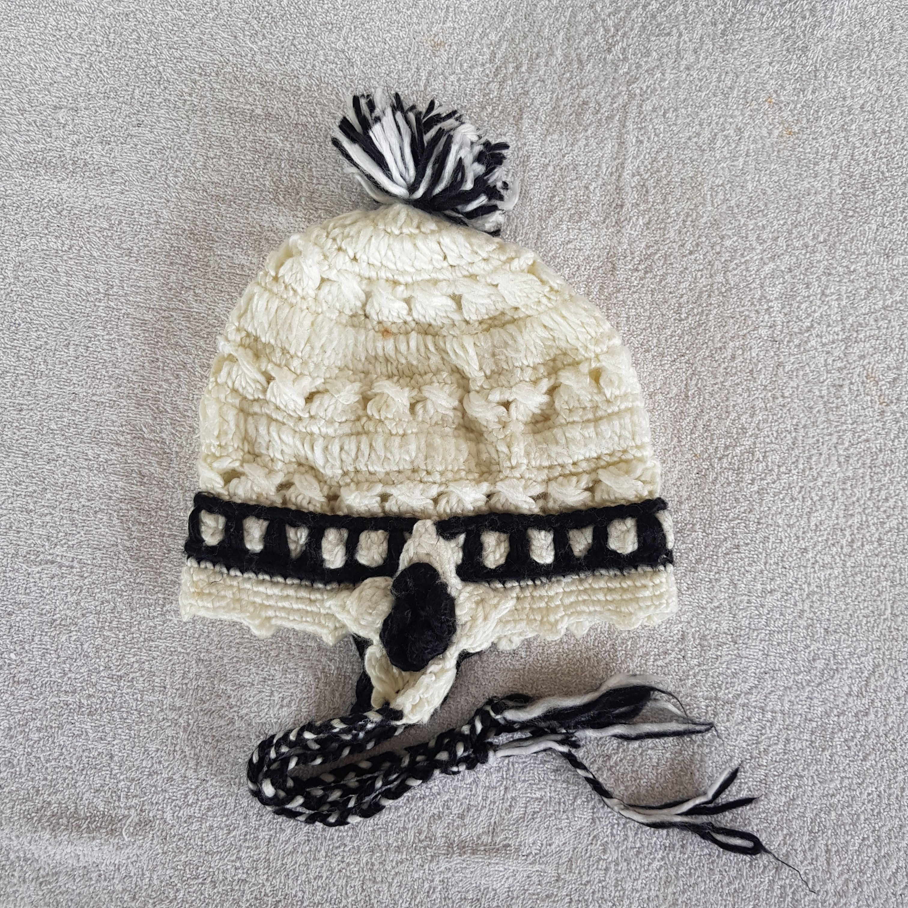 Japanese Brand × Vintage Unknown Earflap Beanie Japanese Snow Cap Knitted Hats Size ONE SIZE - 8 Thumbnail