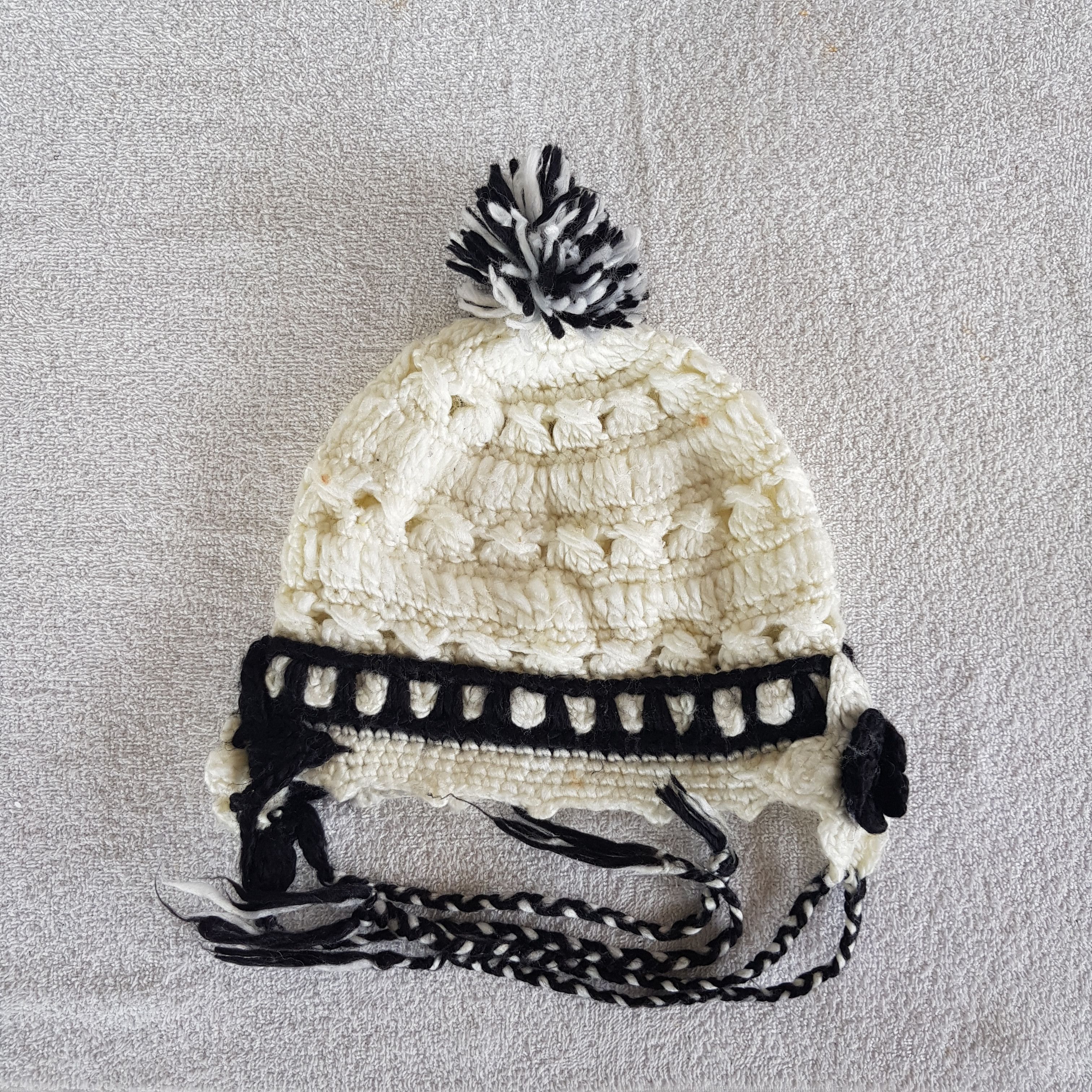 Japanese Brand × Vintage Unknown Earflap Beanie Japanese Snow Cap Knitted Hats Size ONE SIZE - 5 Thumbnail