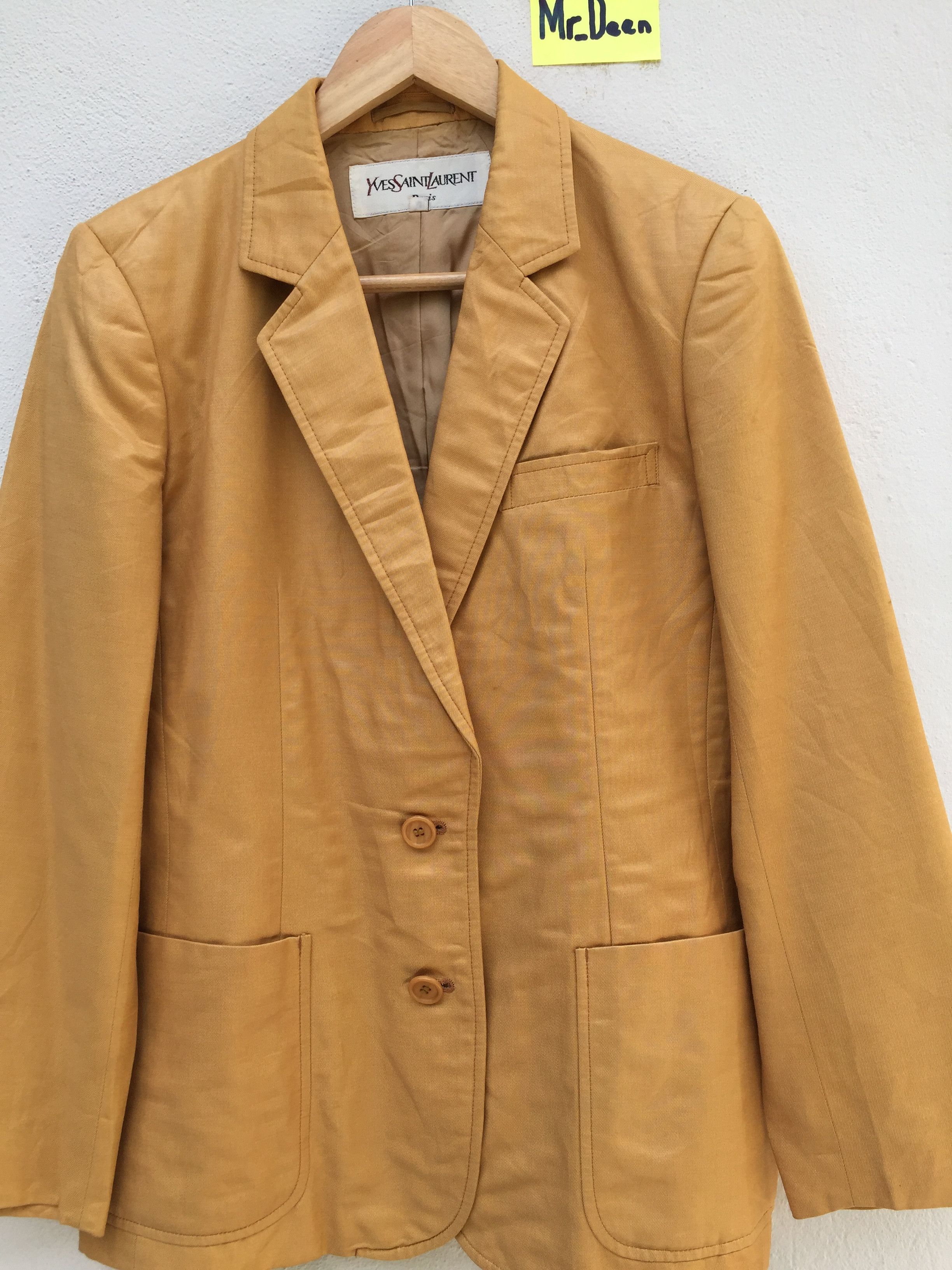 Yves Saint Laurent Yves Saint Laurent Vintage Brown Blazer Size US M / EU 48-50 / 2 - 5 Thumbnail