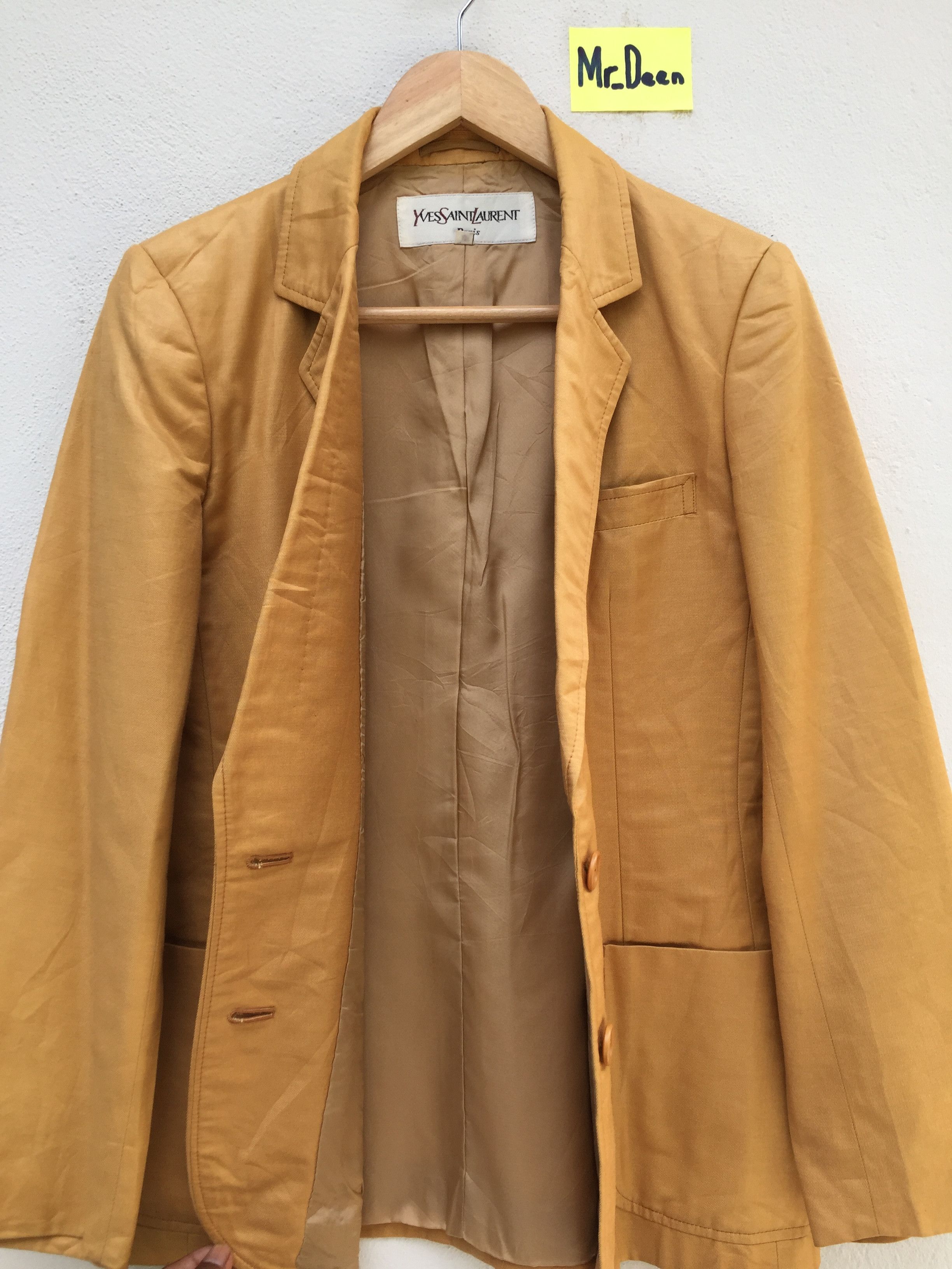 Yves Saint Laurent Yves Saint Laurent Vintage Brown Blazer Size US M / EU 48-50 / 2 - 8 Thumbnail