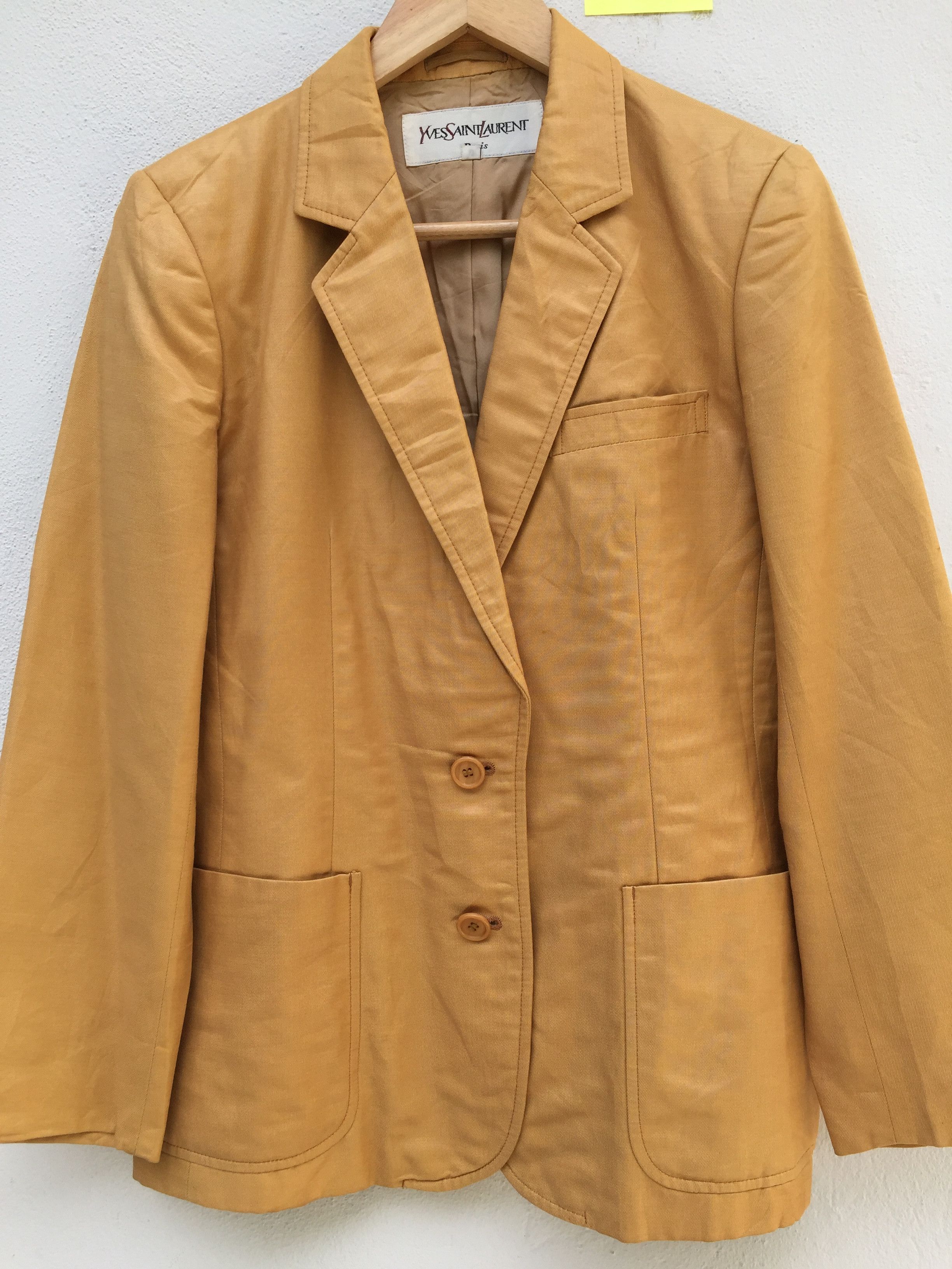Yves Saint Laurent Yves Saint Laurent Vintage Brown Blazer Size US M / EU 48-50 / 2 - 6 Thumbnail