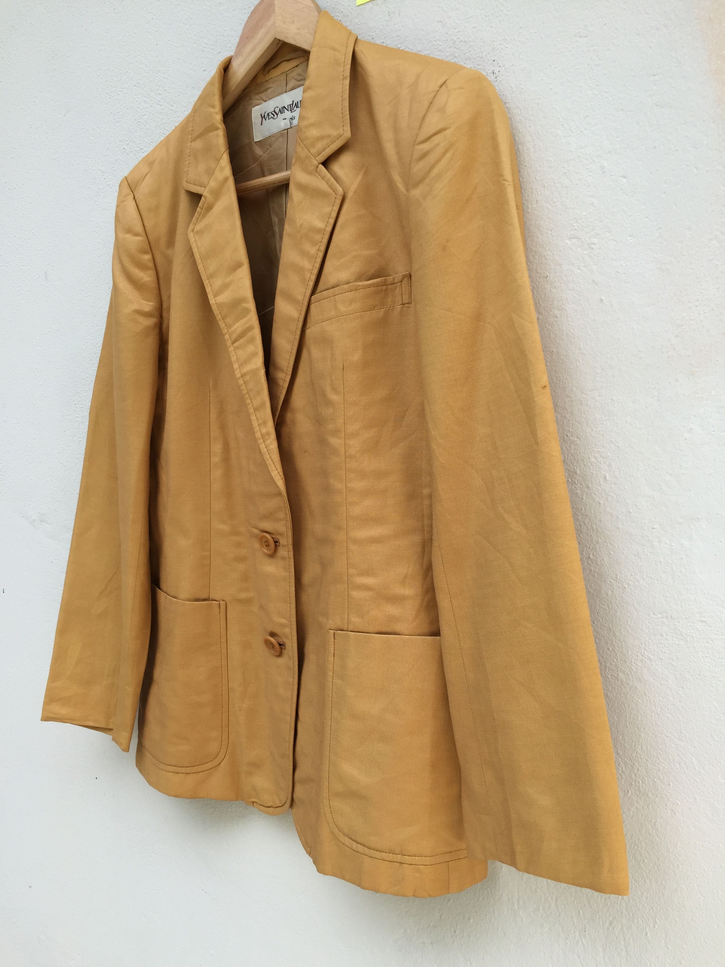 Yves Saint Laurent Yves Saint Laurent Vintage Brown Blazer Size US M / EU 48-50 / 2 - 4 Thumbnail