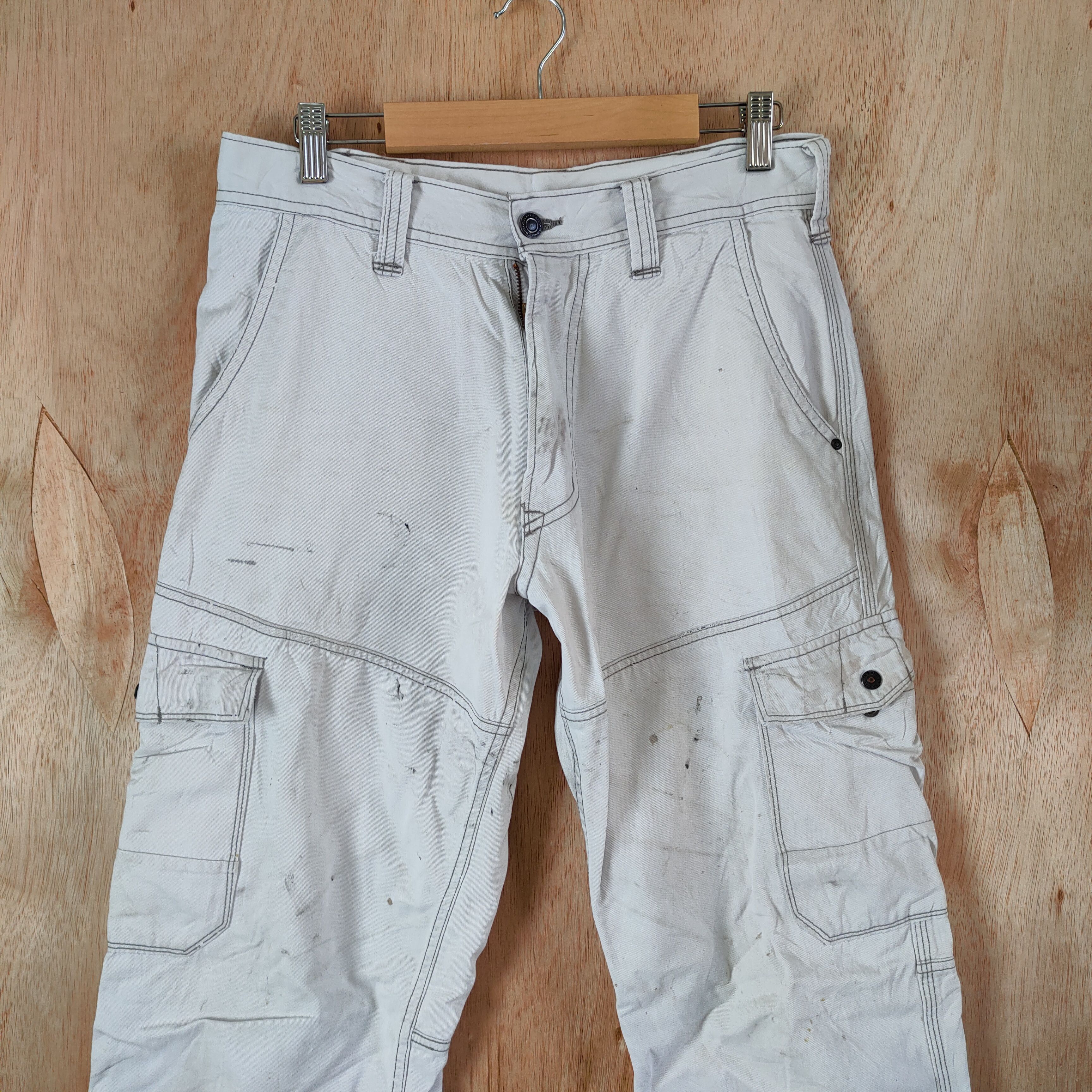 Japanese Brand × Vintage × White's Boots VINTAGE EVENRIVER FADED/STAIN CARGO PANTS Size US 30 / EU 46 - 4 Thumbnail