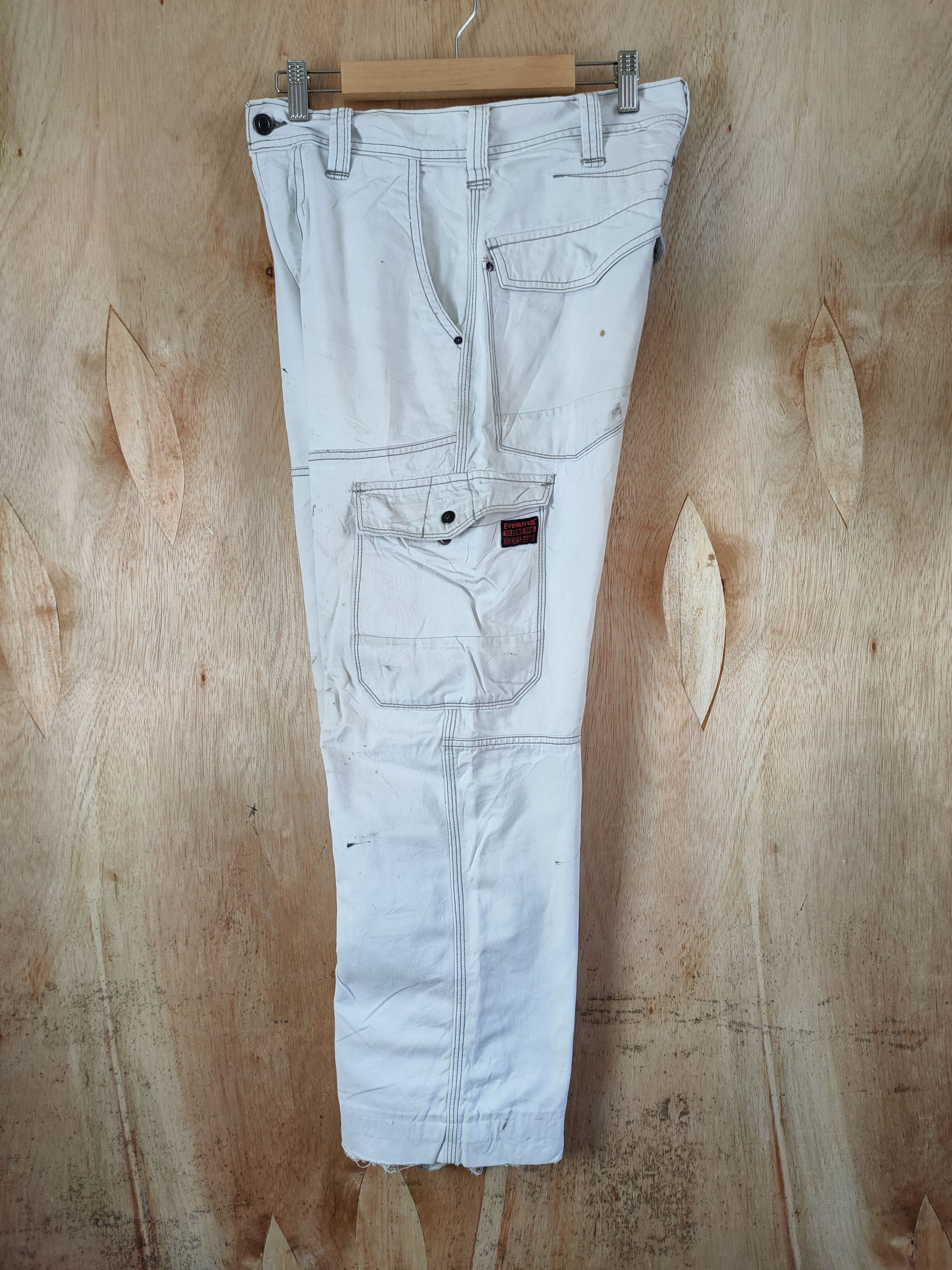 Japanese Brand × Vintage × White's Boots VINTAGE EVENRIVER FADED/STAIN CARGO PANTS Size US 30 / EU 46 - 2 Thumbnail