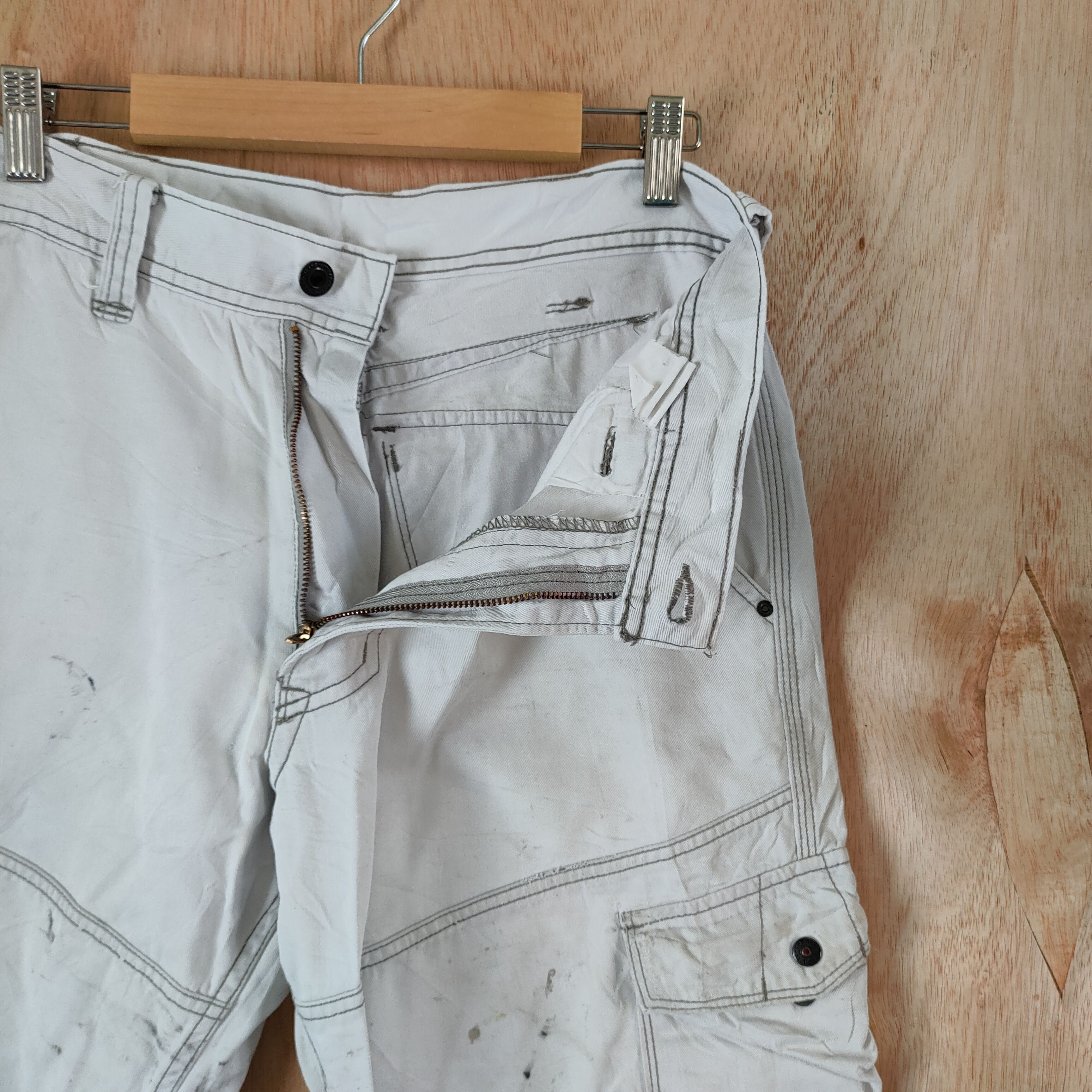 Japanese Brand × Vintage × White's Boots VINTAGE EVENRIVER FADED/STAIN CARGO PANTS Size US 30 / EU 46 - 5 Thumbnail