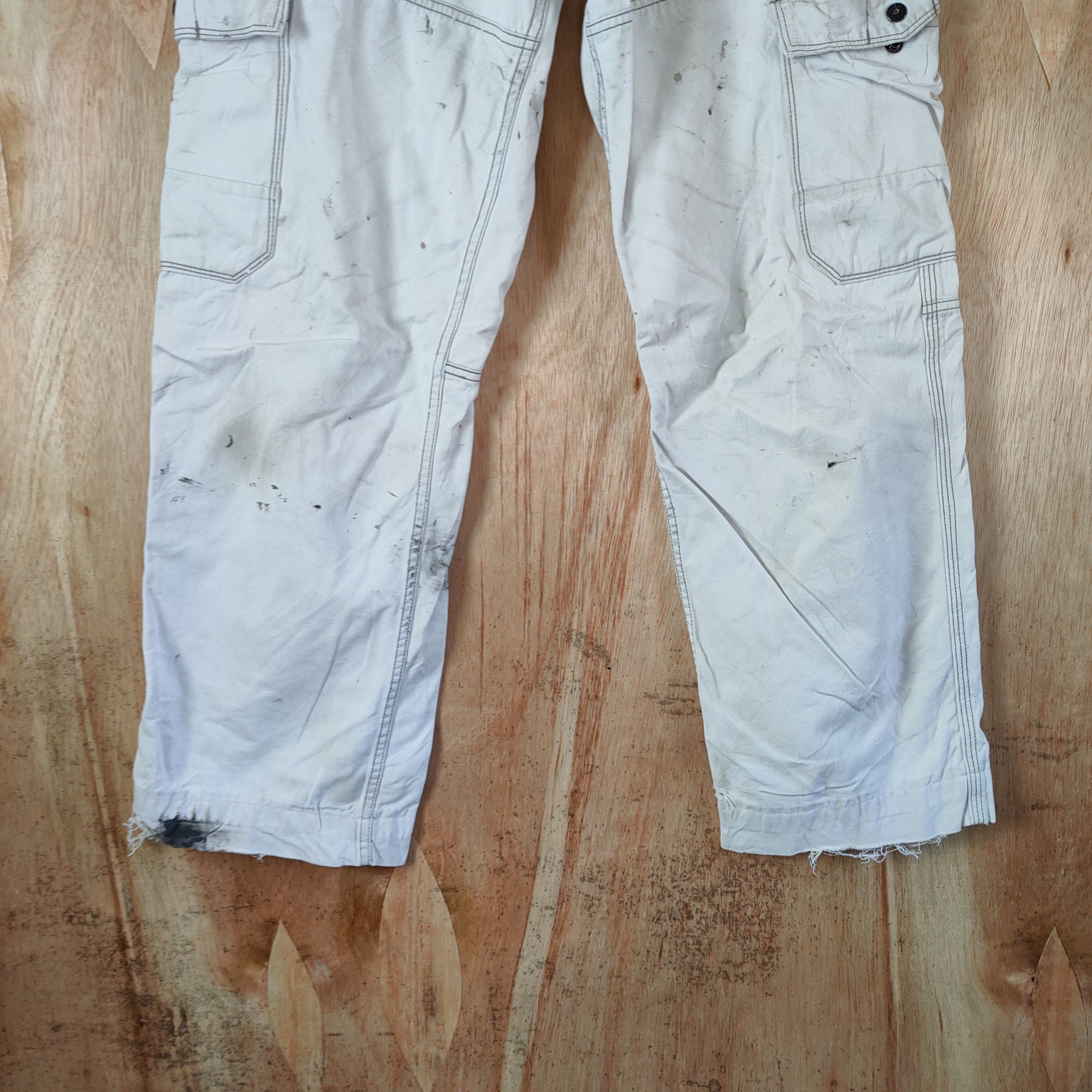 Japanese Brand × Vintage × White's Boots VINTAGE EVENRIVER FADED/STAIN CARGO PANTS Size US 30 / EU 46 - 6 Thumbnail