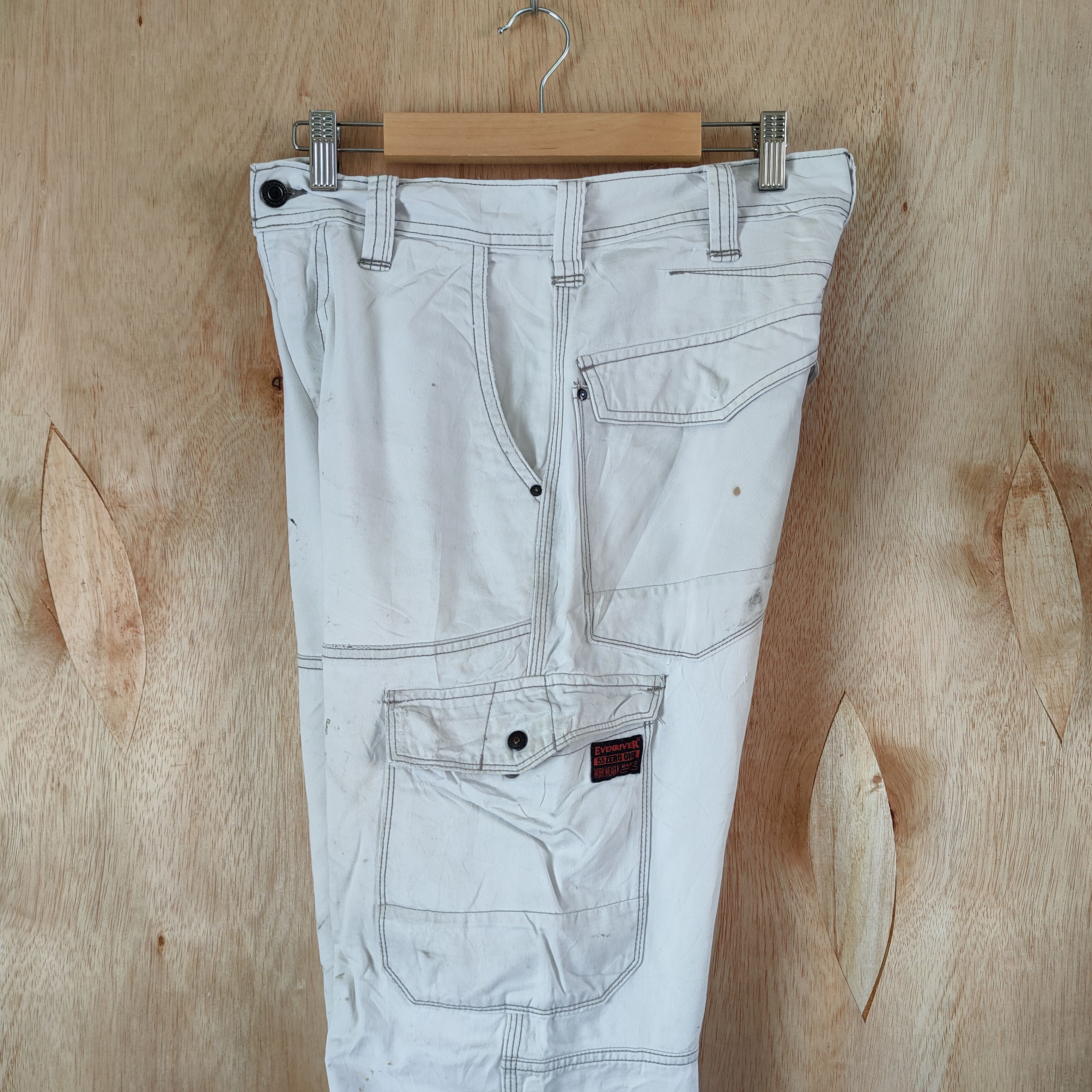 Japanese Brand × Vintage × White's Boots VINTAGE EVENRIVER FADED/STAIN CARGO PANTS Size US 30 / EU 46 - 9 Thumbnail