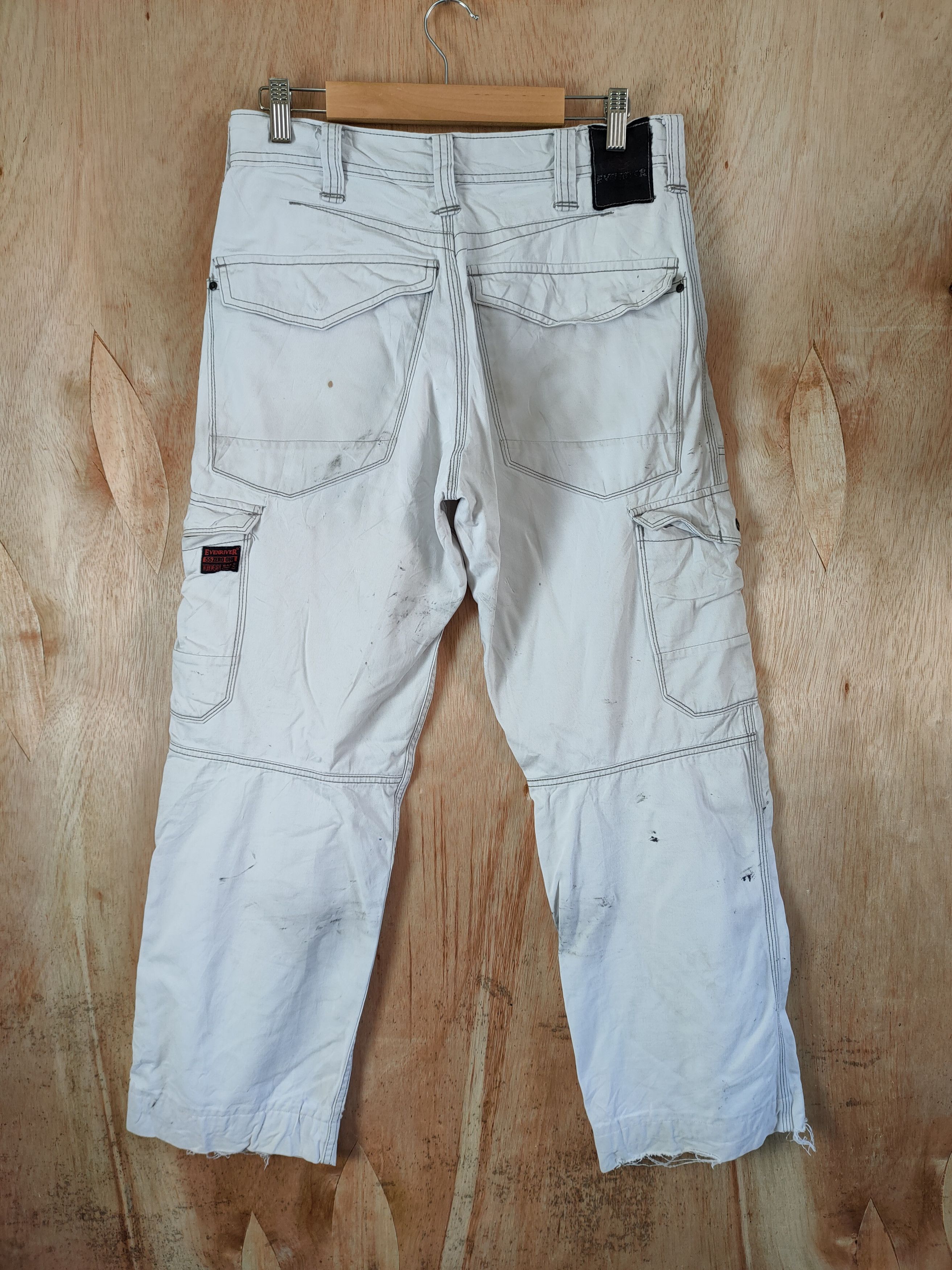 Japanese Brand × Vintage × White's Boots VINTAGE EVENRIVER FADED/STAIN CARGO PANTS Size US 30 / EU 46 - 3 Thumbnail
