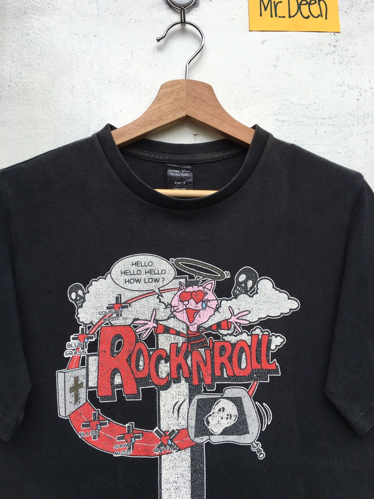 Number (N)ine Vintage Rare Number Nine Rock N Roll Tshirt Size US S / EU 44-46 / 1 - 5 Thumbnail