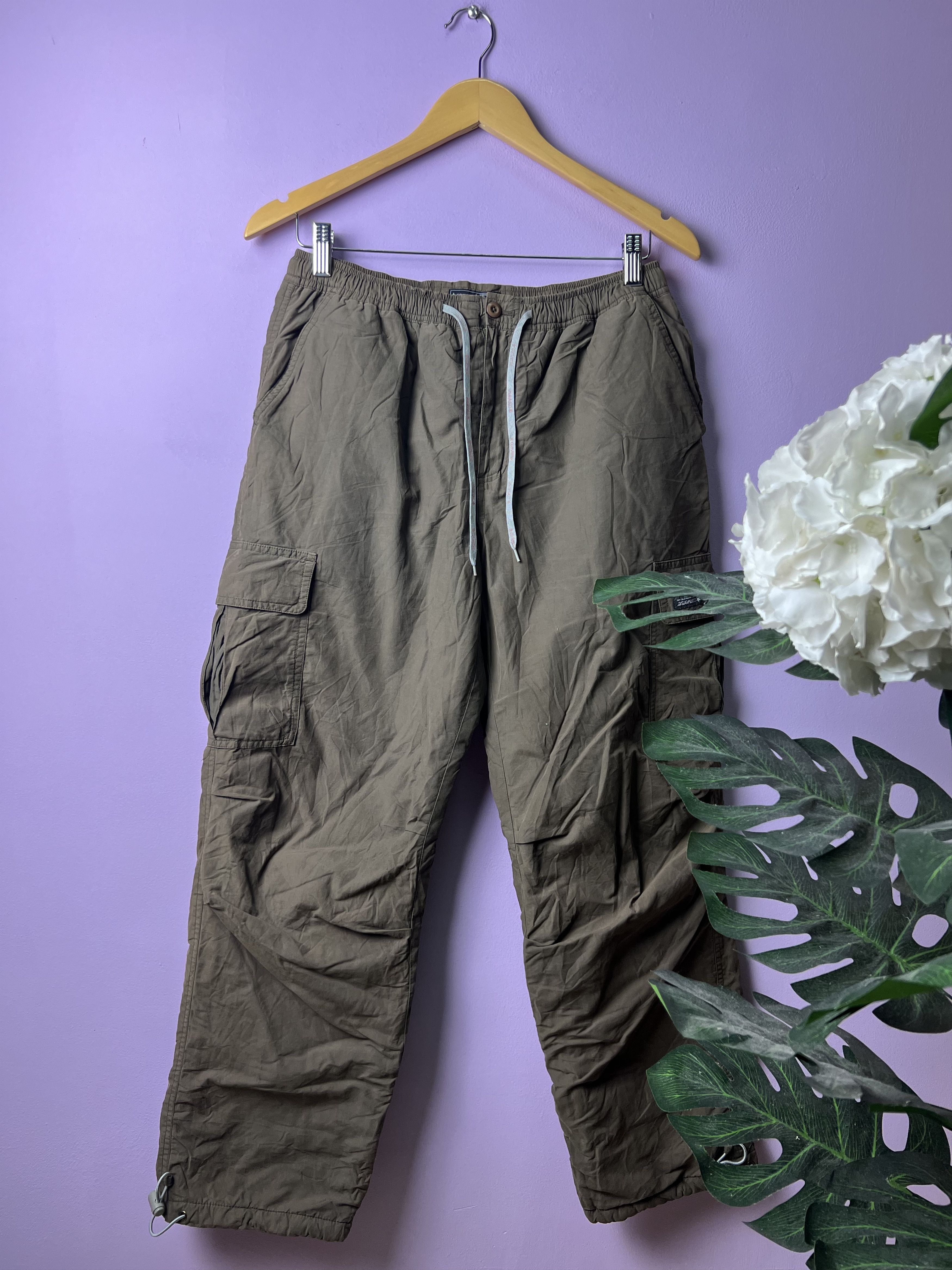 Converse 🔥Vintage Converse Fleece Cargo Pants Size US 32 / EU 48 - 1 Thumbnail
