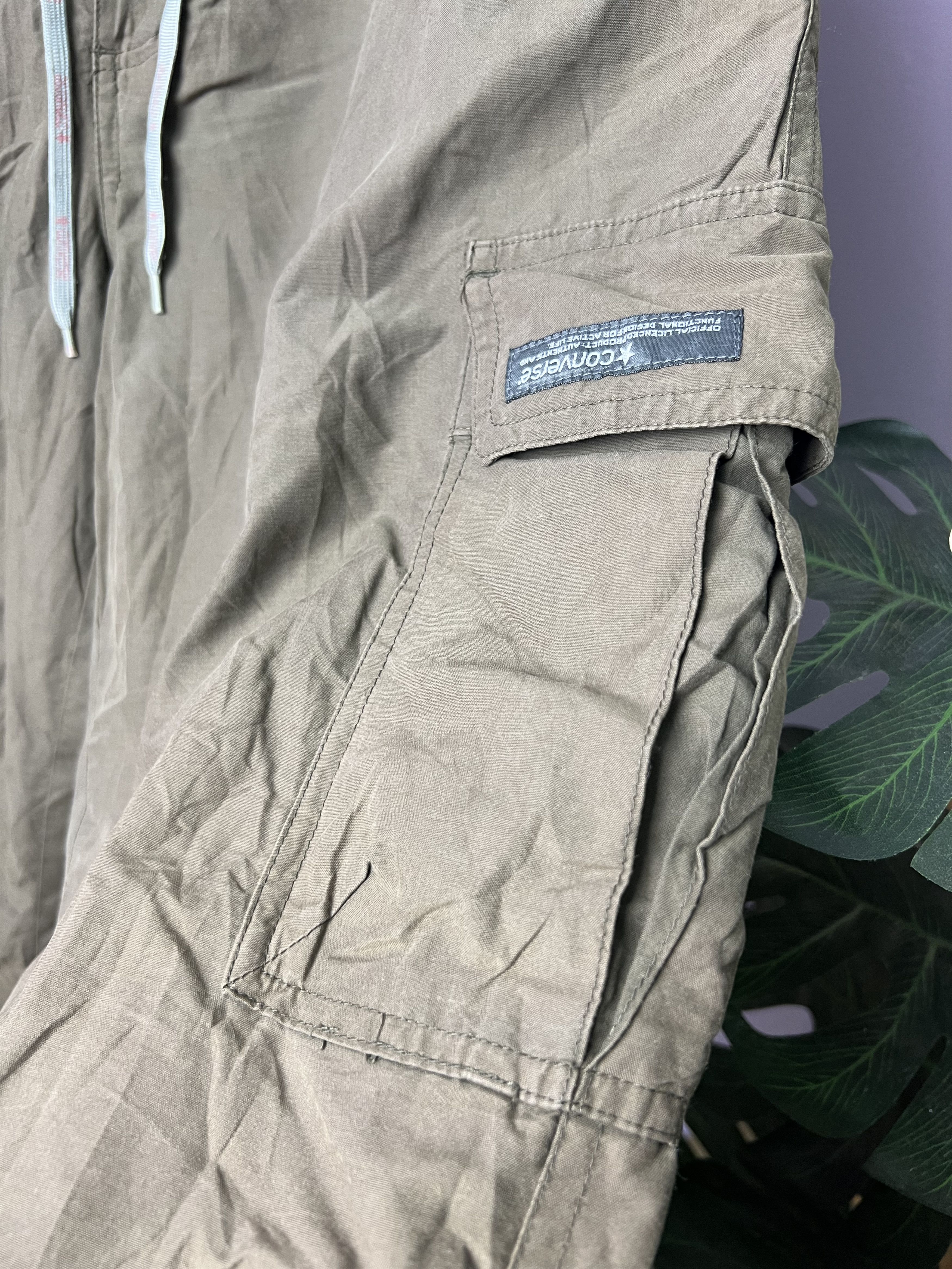 Converse 🔥Vintage Converse Fleece Cargo Pants Size US 32 / EU 48 - 7 Thumbnail