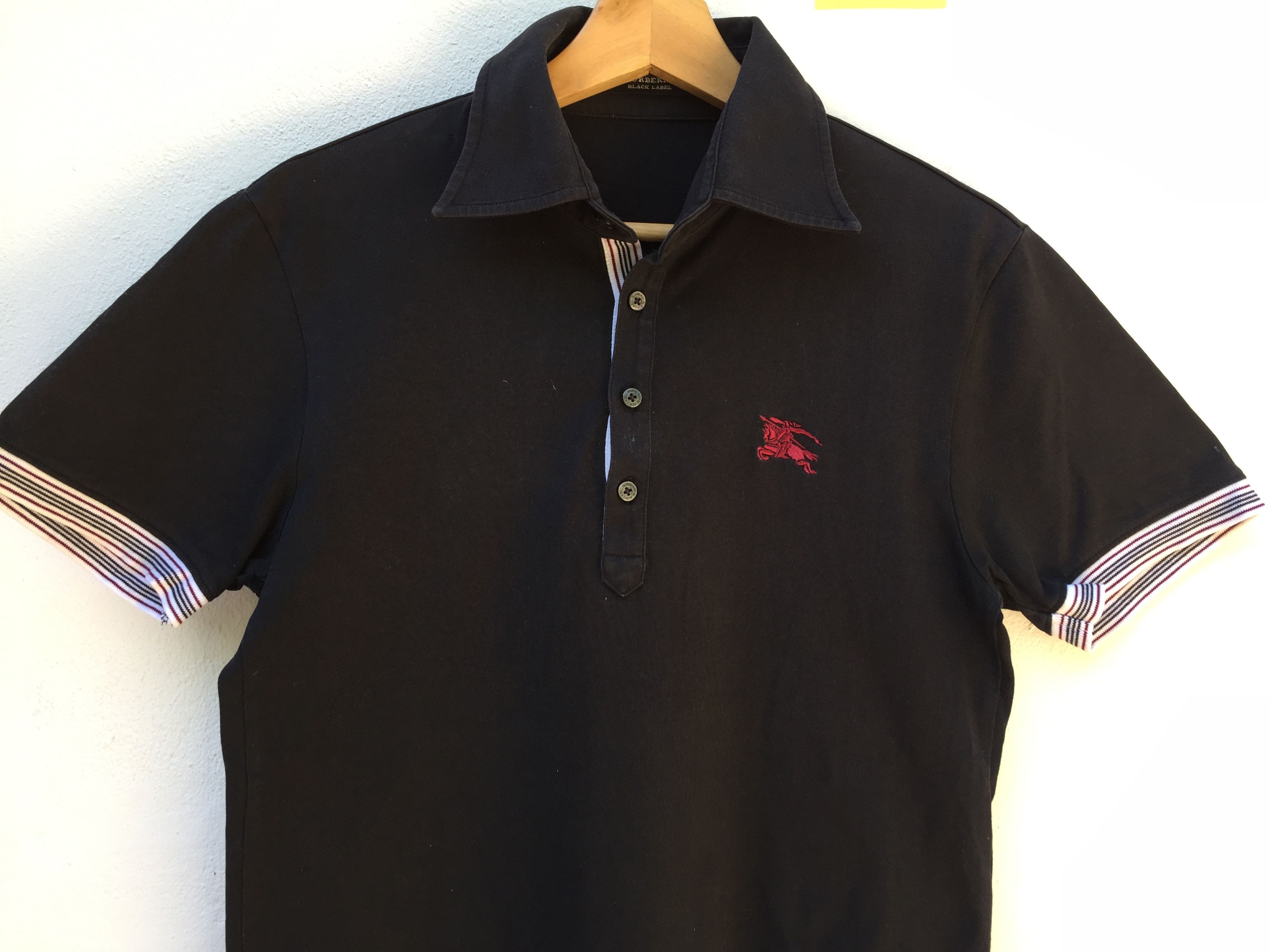 Burberry Vintage BURBERRY Check Polo t-shirt Size US S / EU 44-46 / 1 - 4 Thumbnail