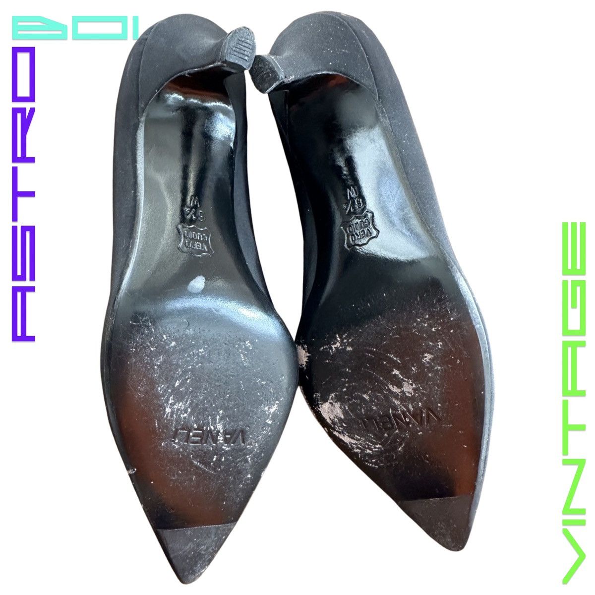 VANELI Vintage Black Classic Pumps - 6.5 Womens US Size US 6.5 / IT 36.5 - 4 Thumbnail